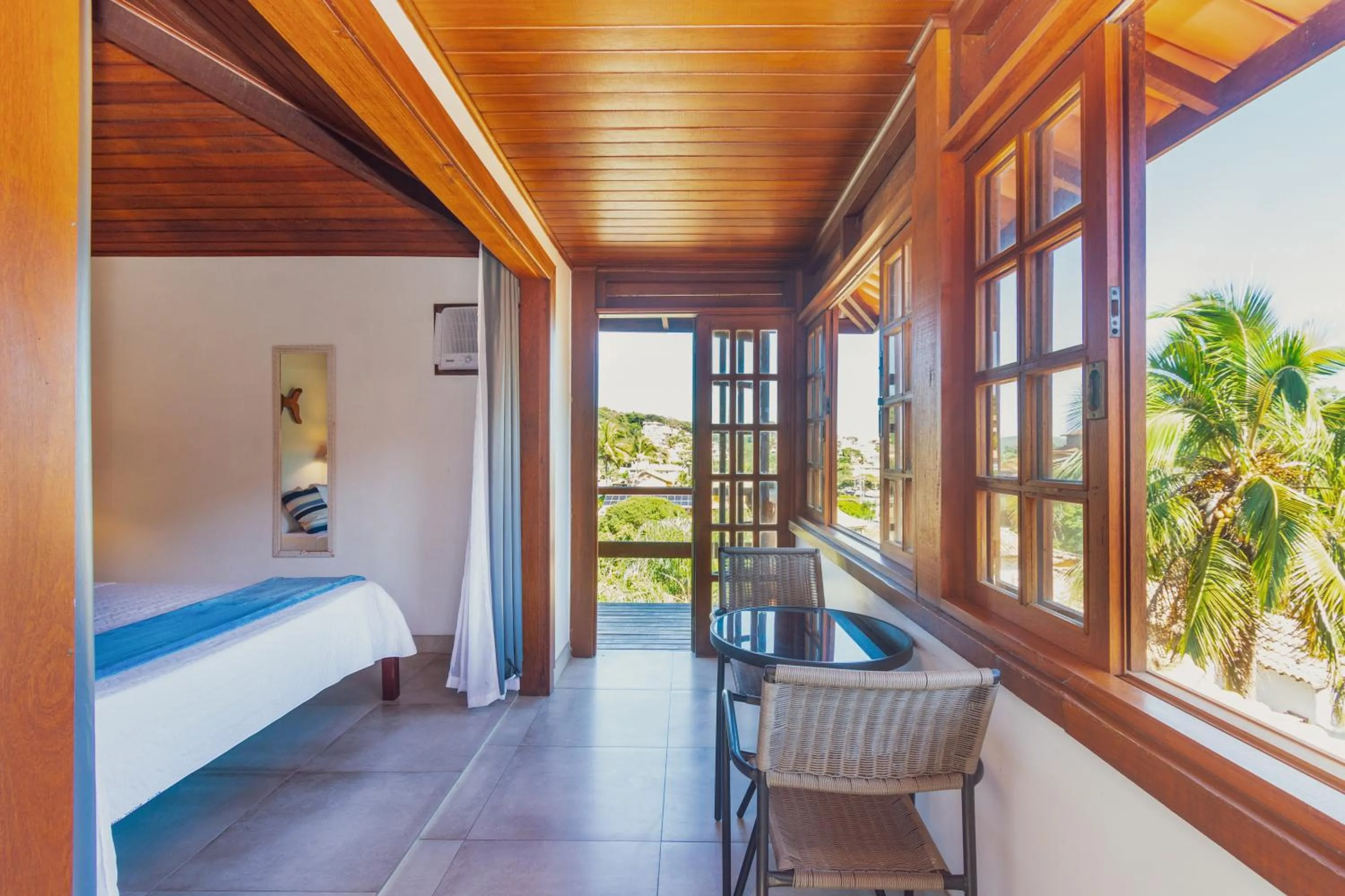 Bed in Pousada MAR João Fernandes