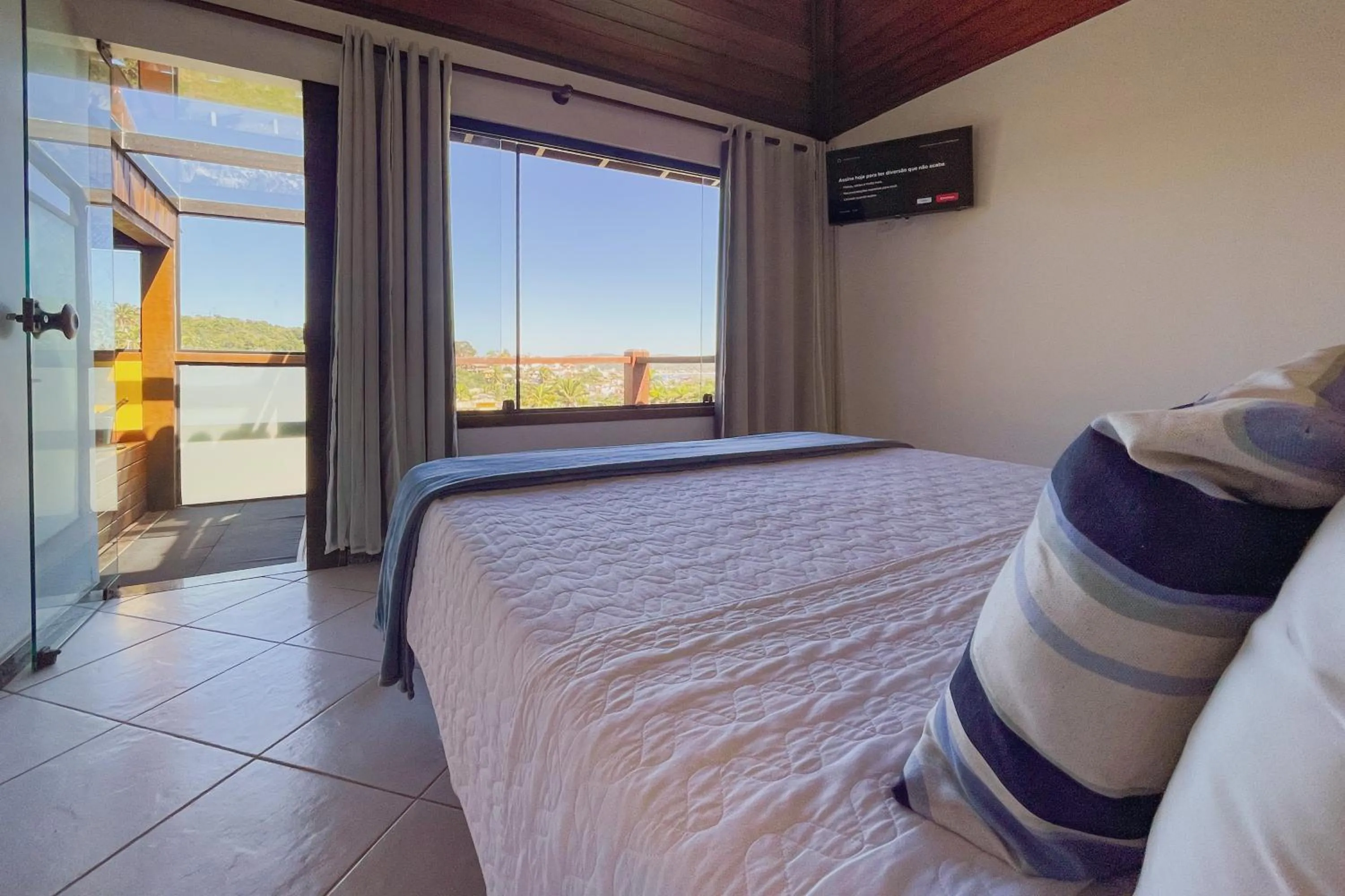 Bed in Pousada MAR João Fernandes