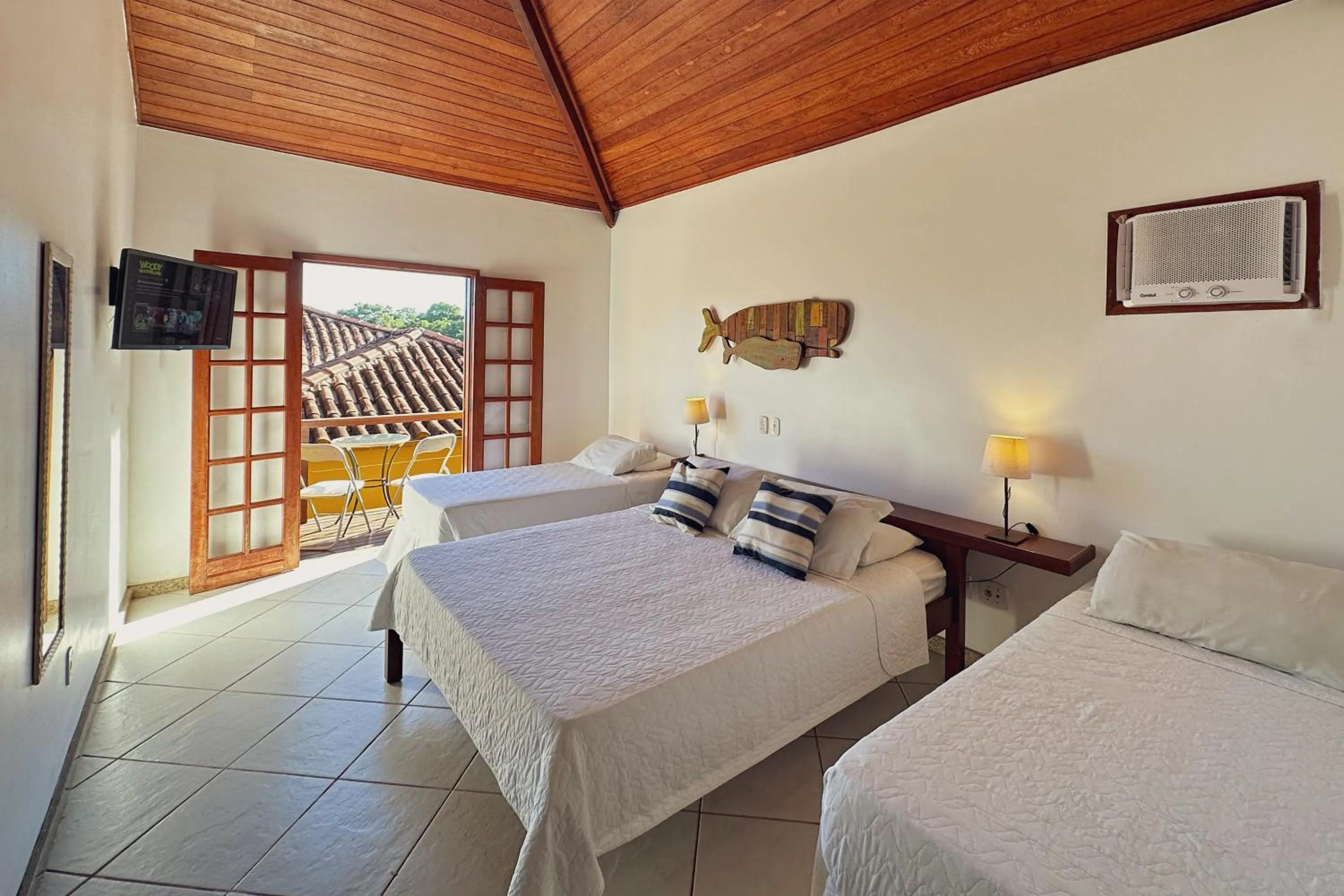 Bed in Pousada MAR João Fernandes