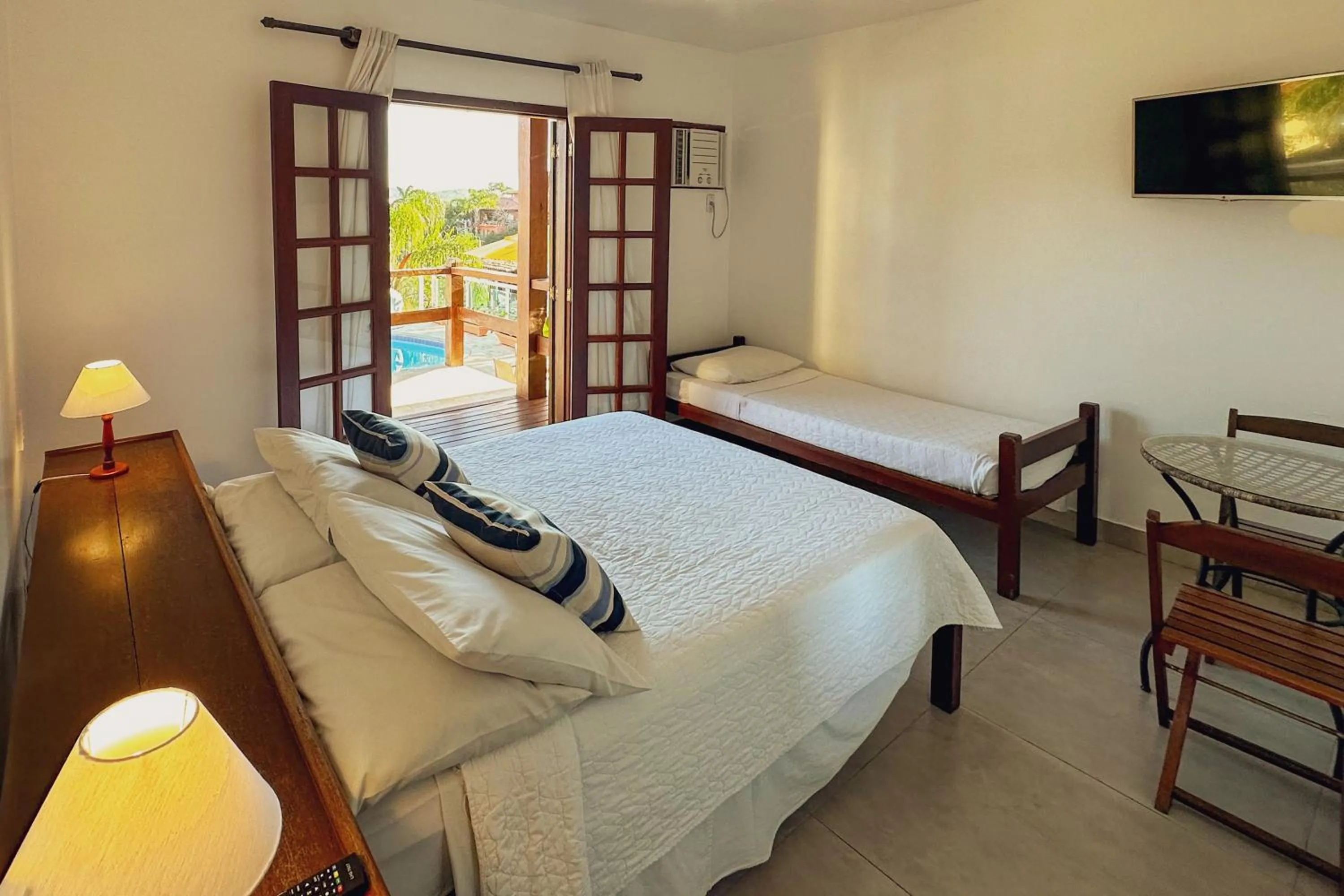 Bed in Pousada MAR João Fernandes