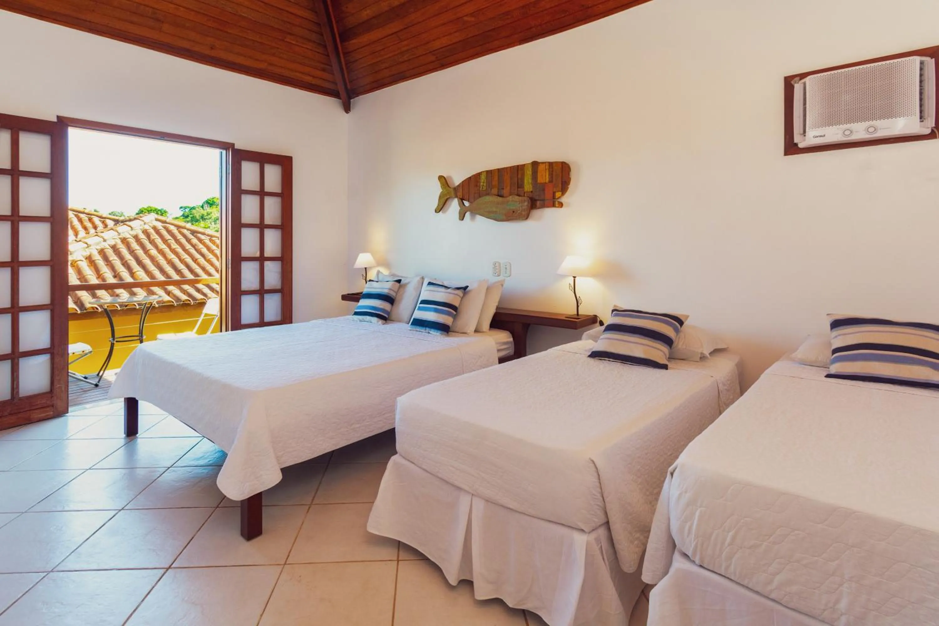 Bed in Pousada MAR João Fernandes