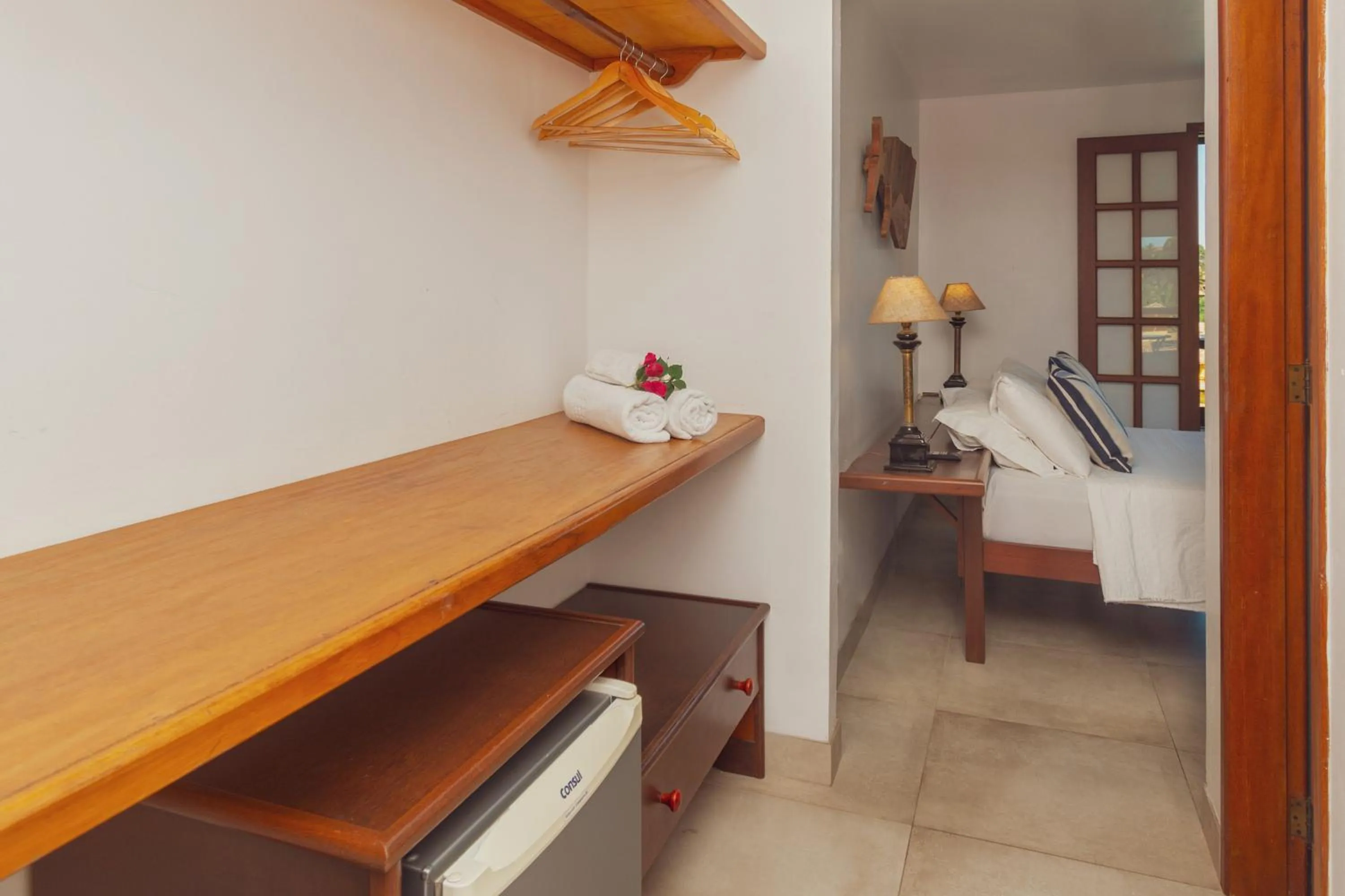 Bed in Pousada MAR João Fernandes