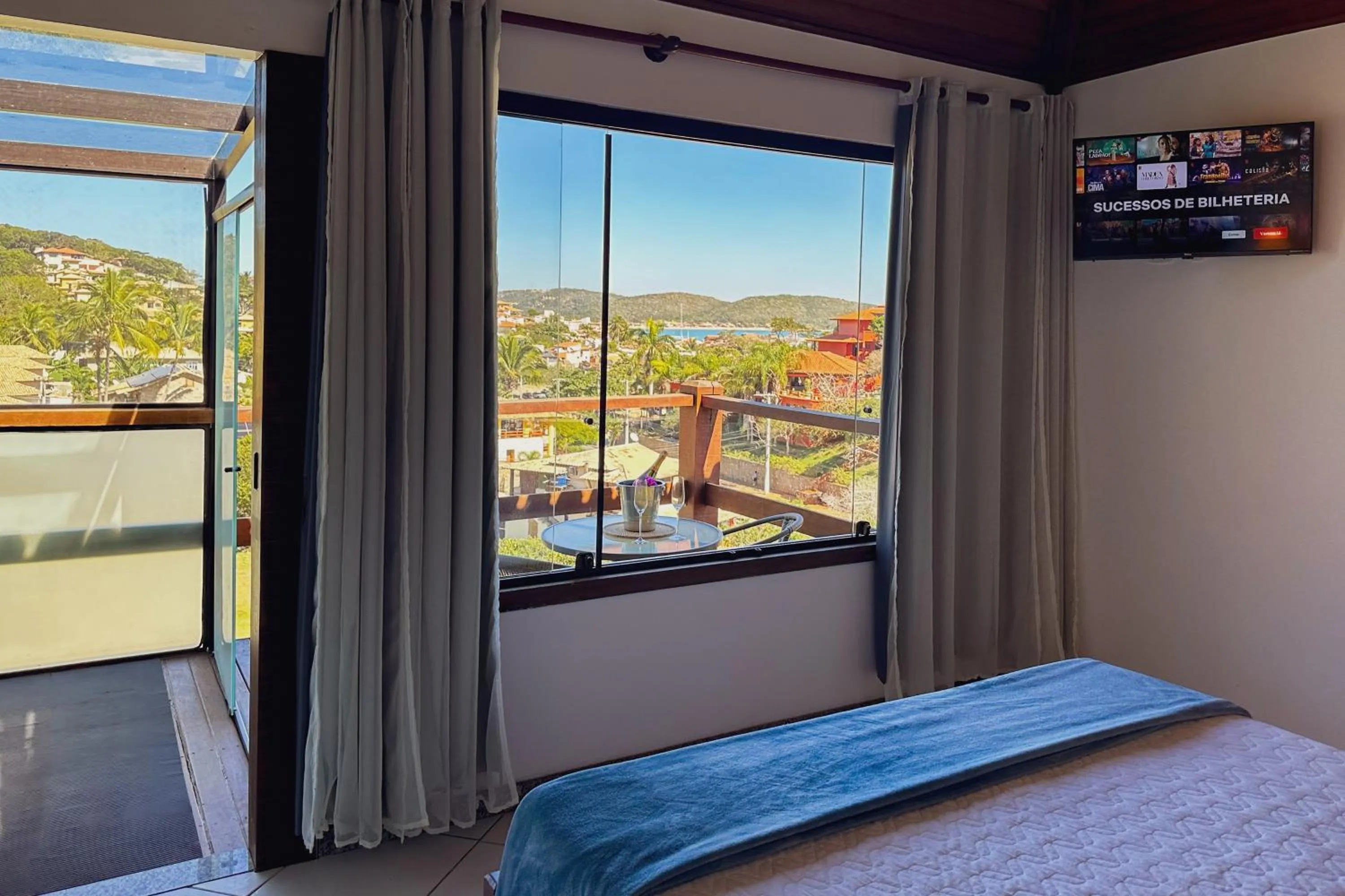 Bed in Pousada MAR João Fernandes