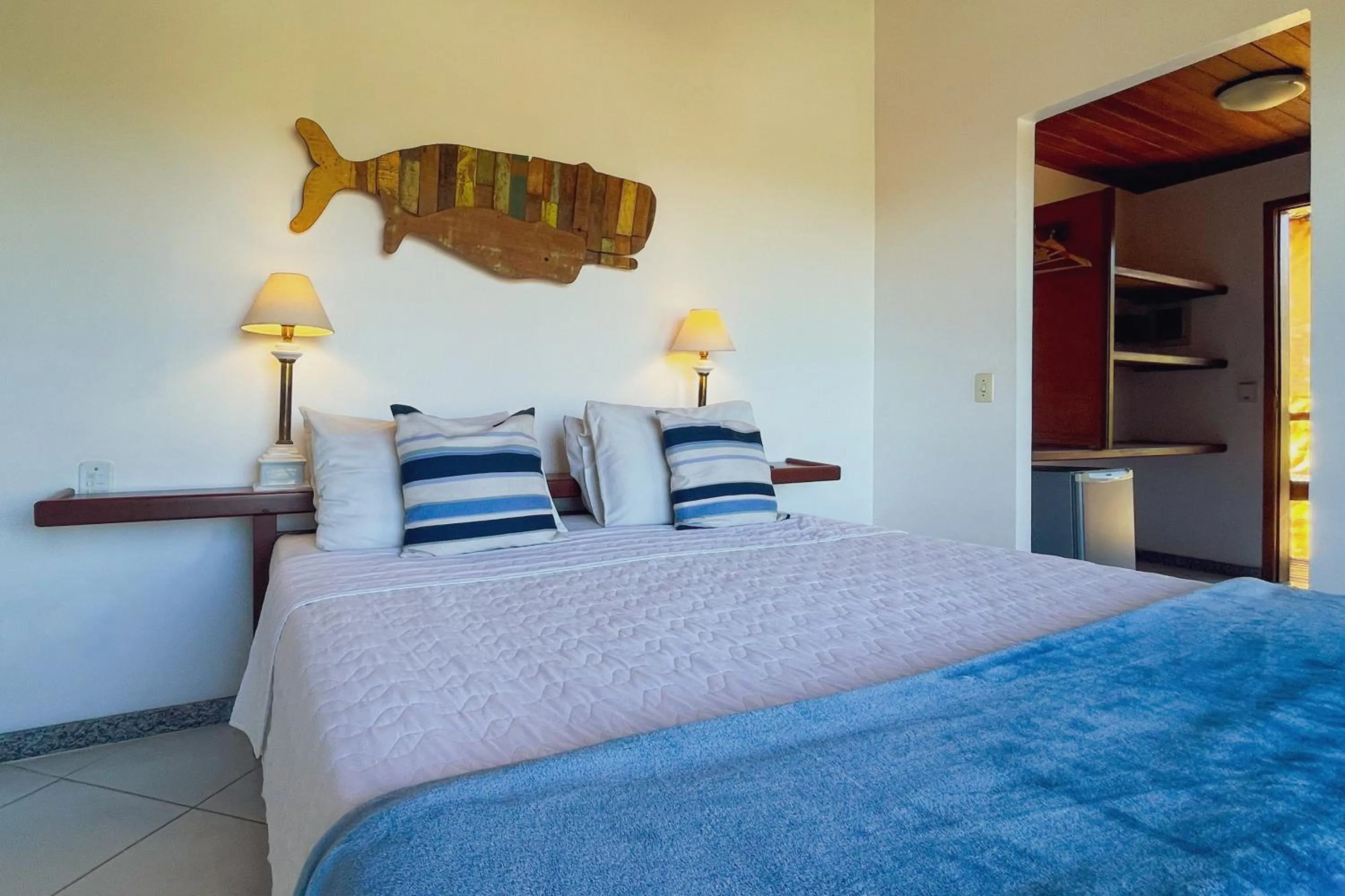 Bed in Pousada MAR João Fernandes