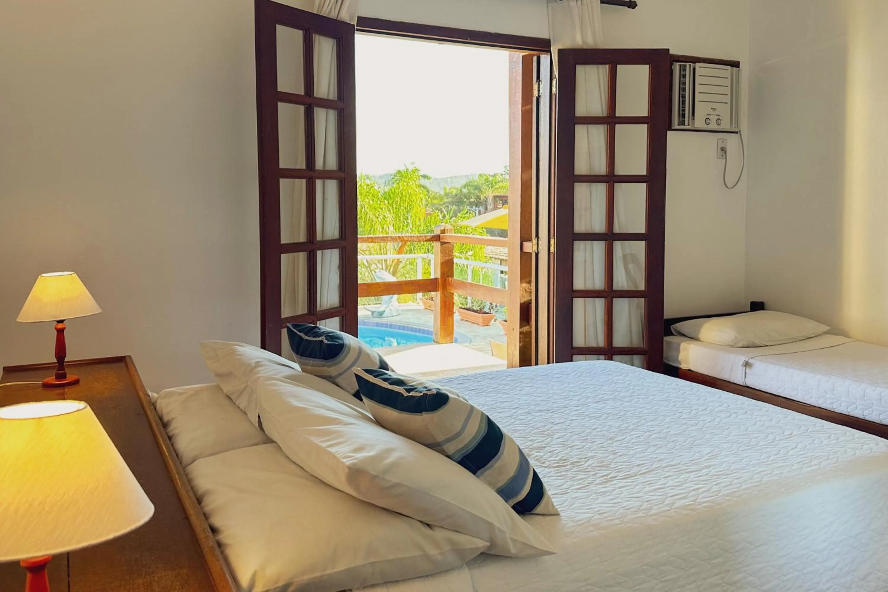 Bed in Pousada MAR João Fernandes