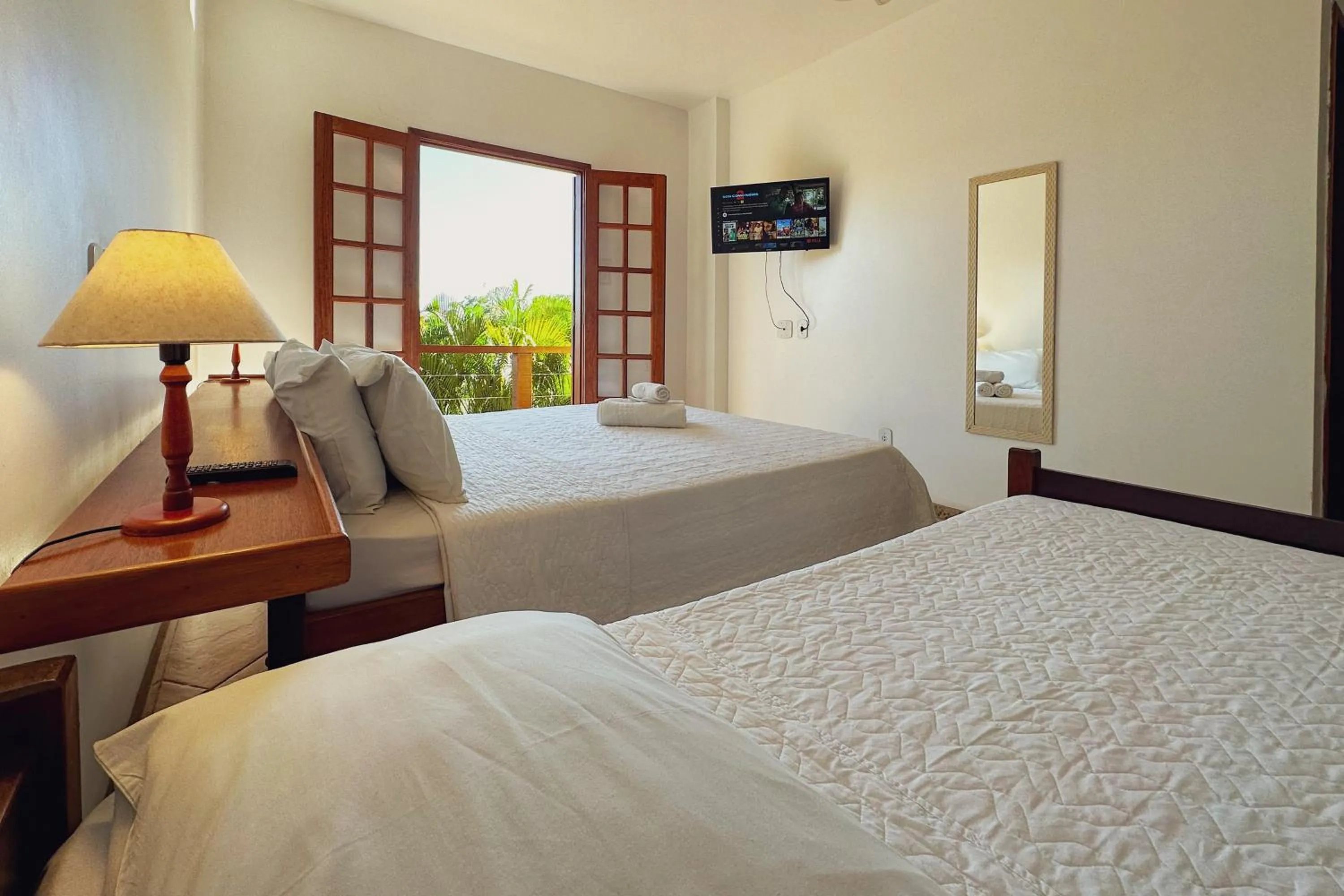 Bed in Pousada MAR João Fernandes