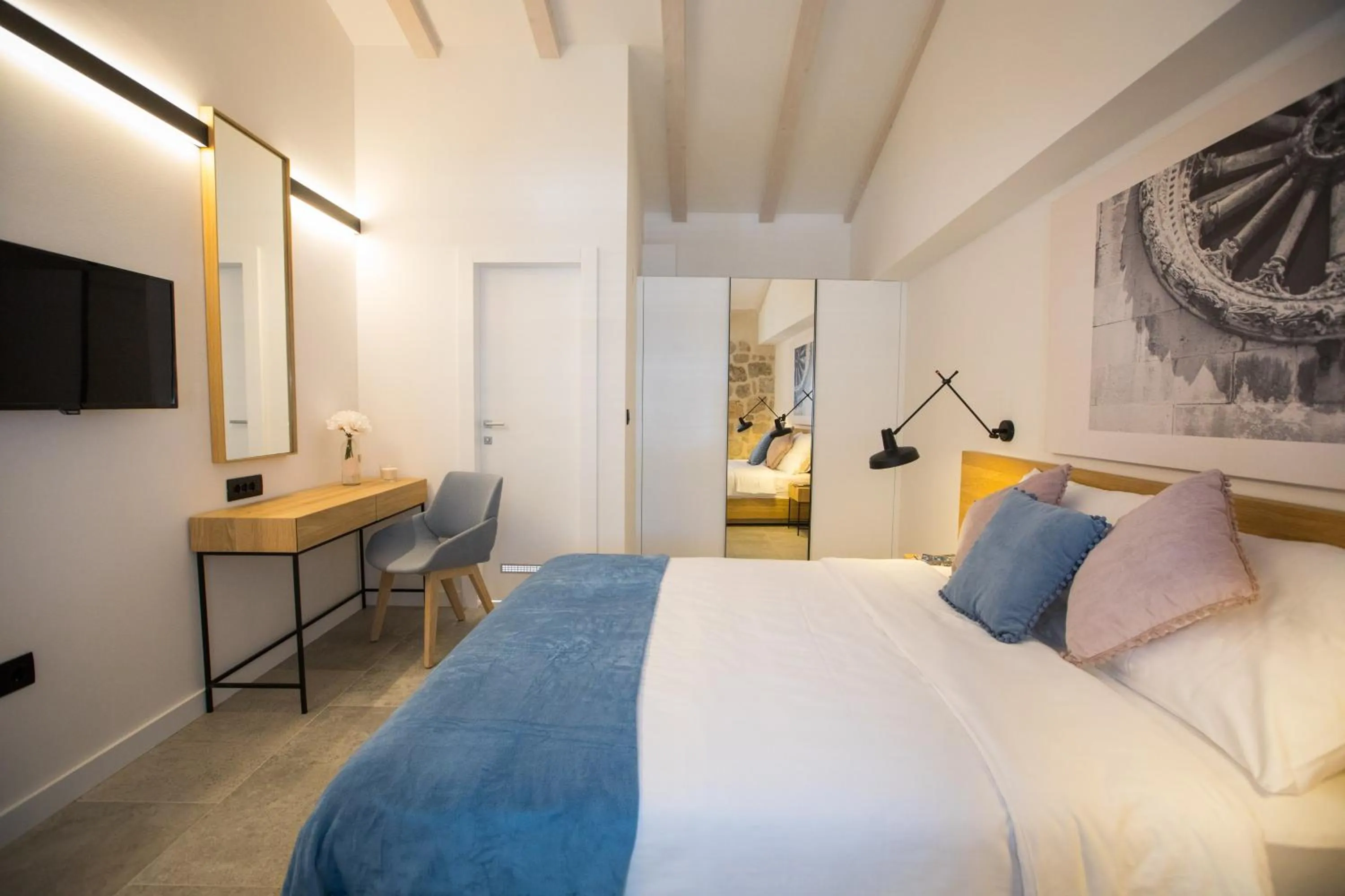 Bed in Bova Luxury Rooms