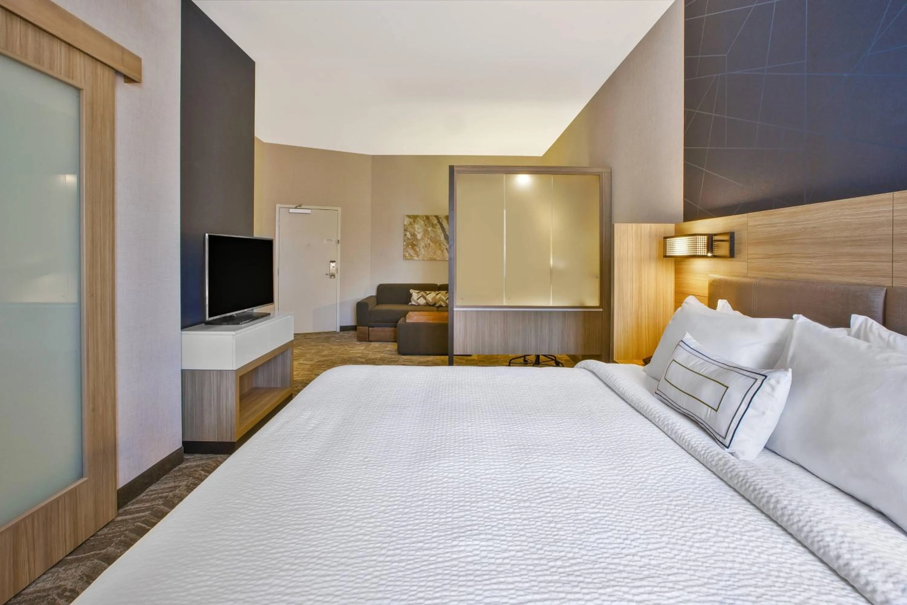 Photo of the whole room, Bed in SpringHill Suites by Marriott Pittsburgh Butler/Centre City