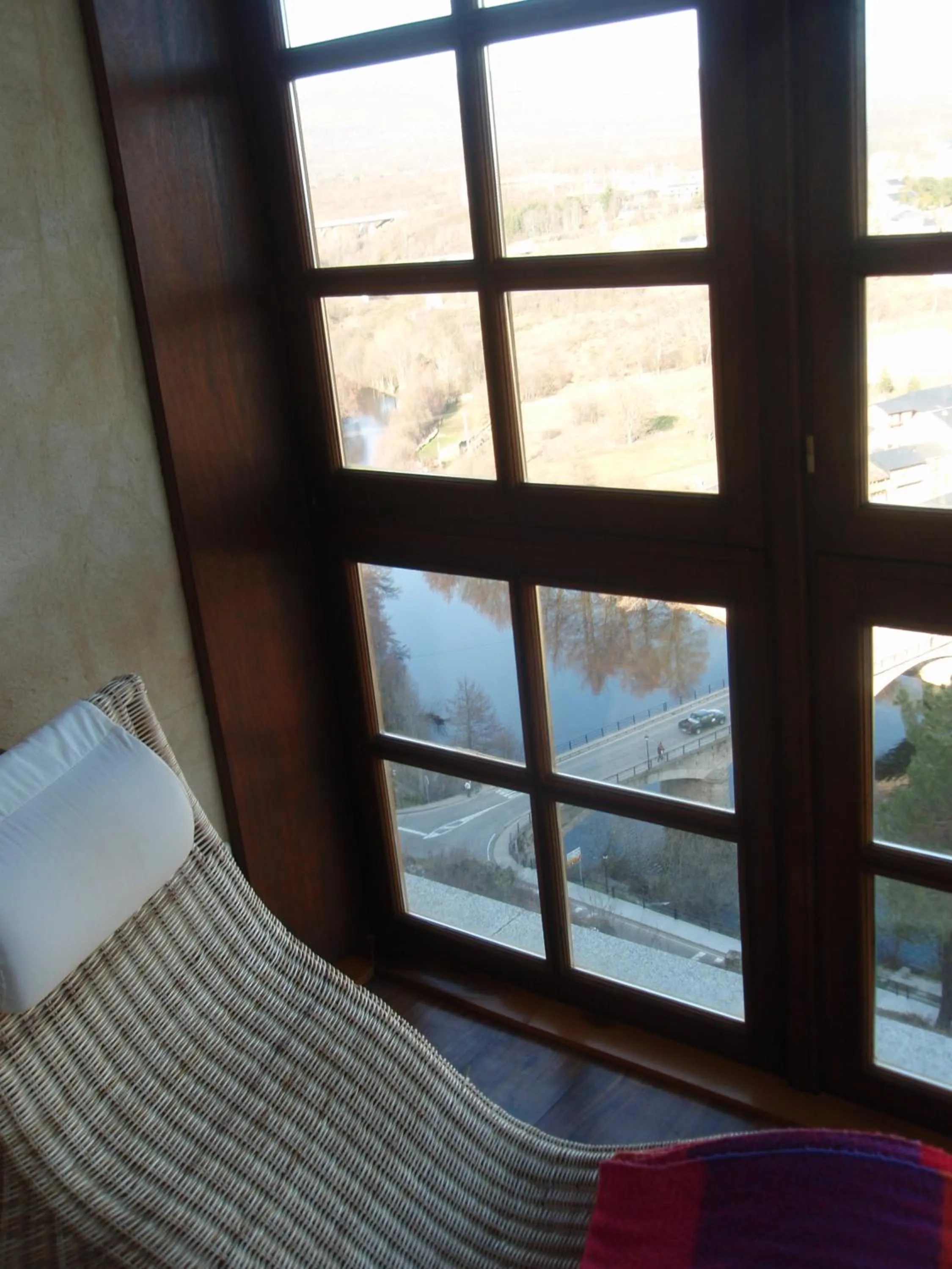 River view, Bed in Posada Real de Las Misas