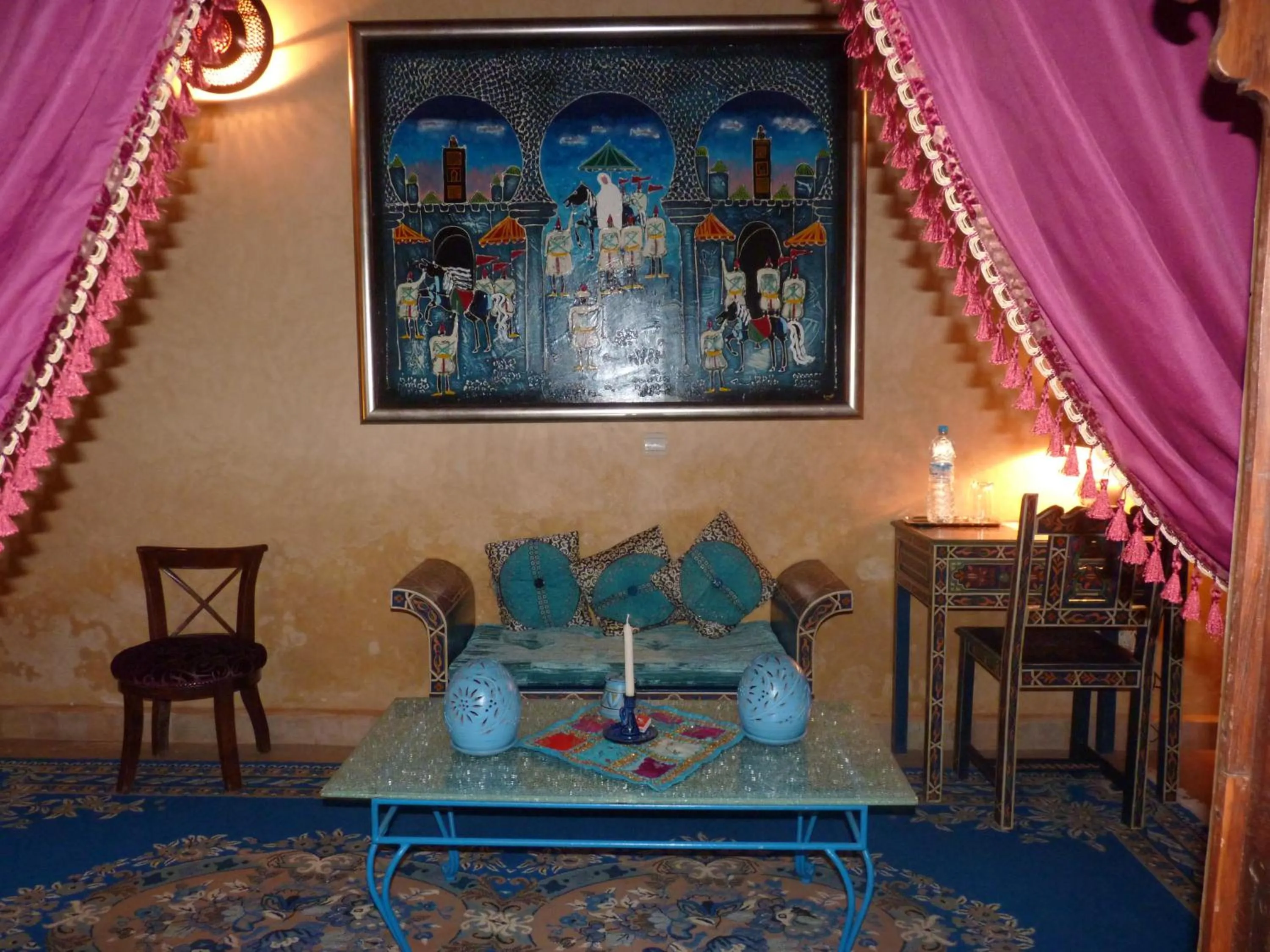 Decorative detail in Riad Marlinea