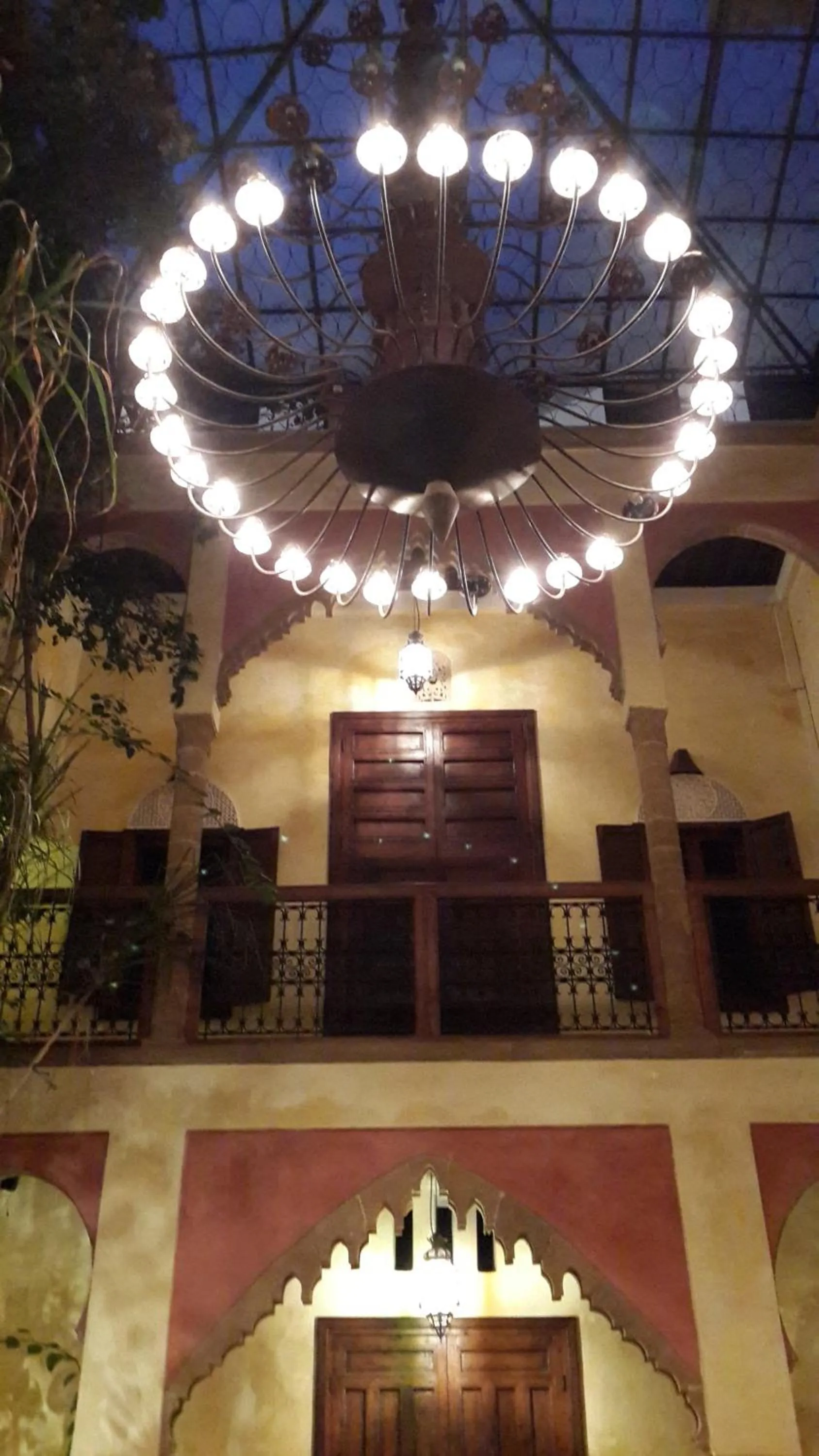 Decorative detail in Riad Marlinea