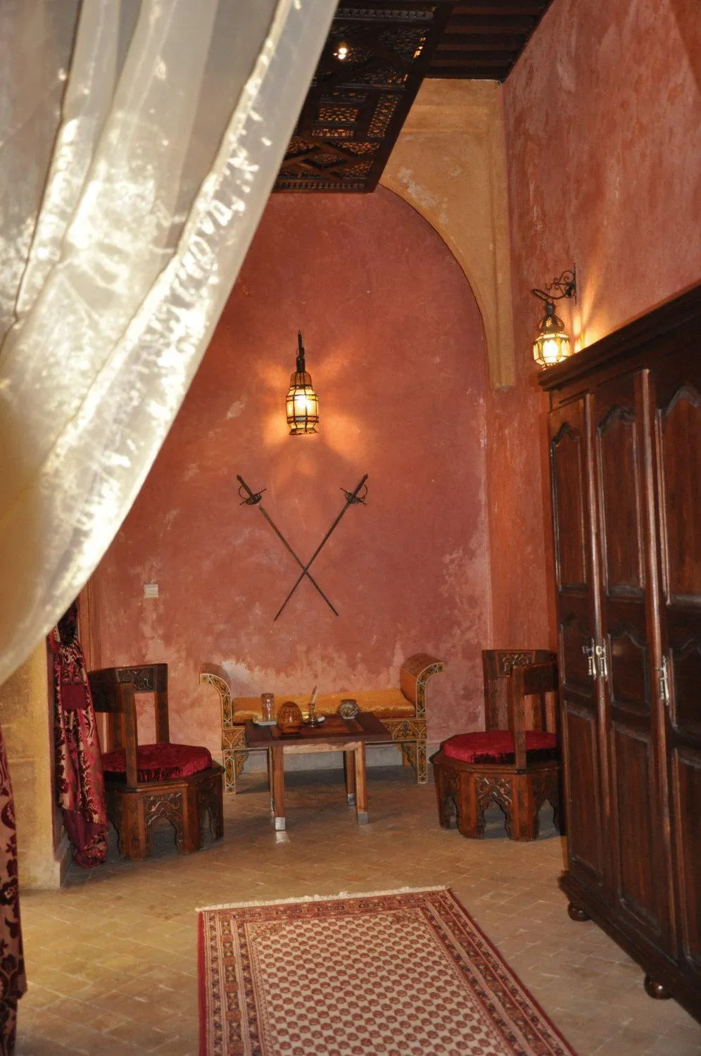 Decorative detail in Riad Marlinea