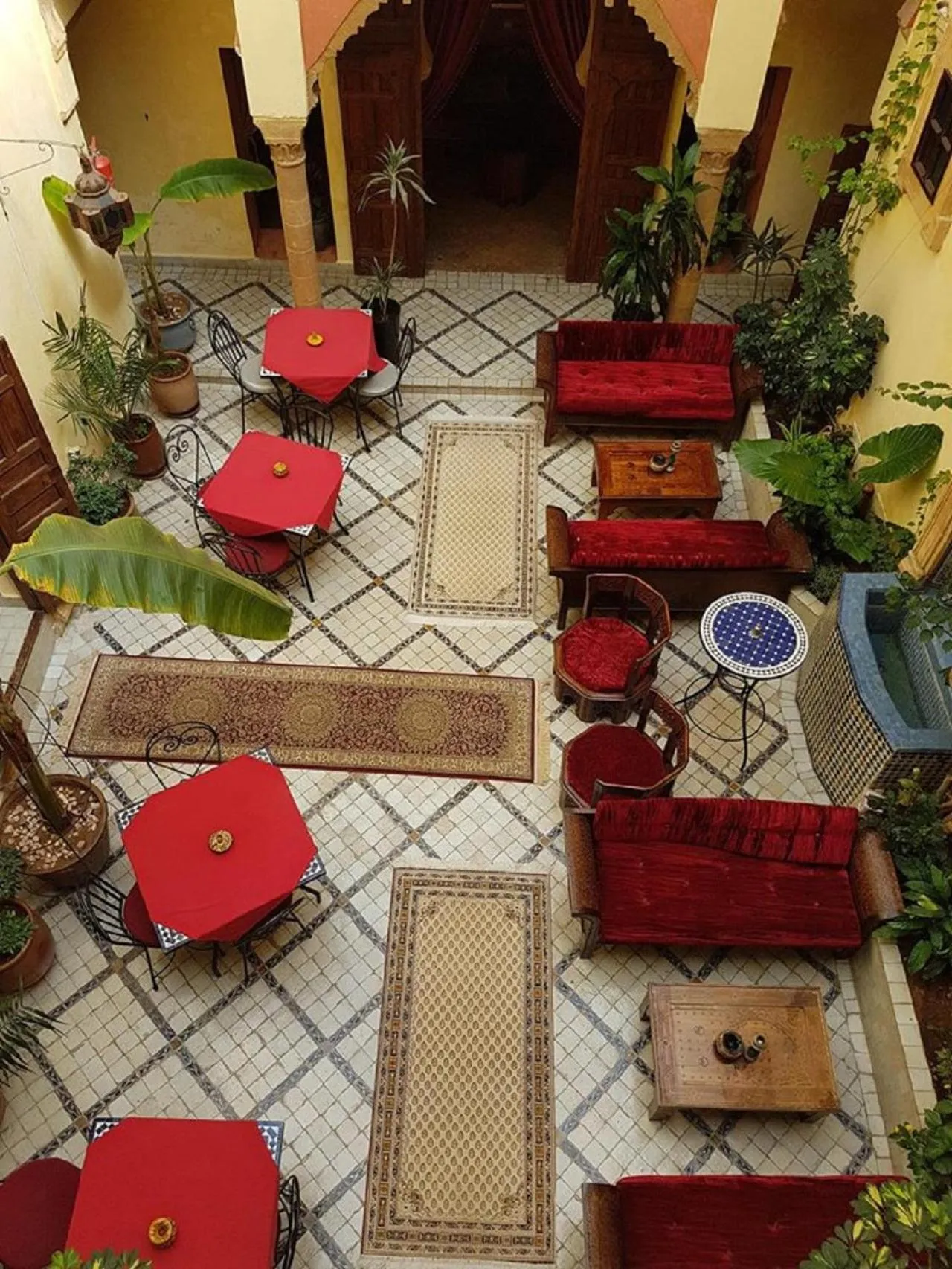 Lobby or reception in Riad Marlinea