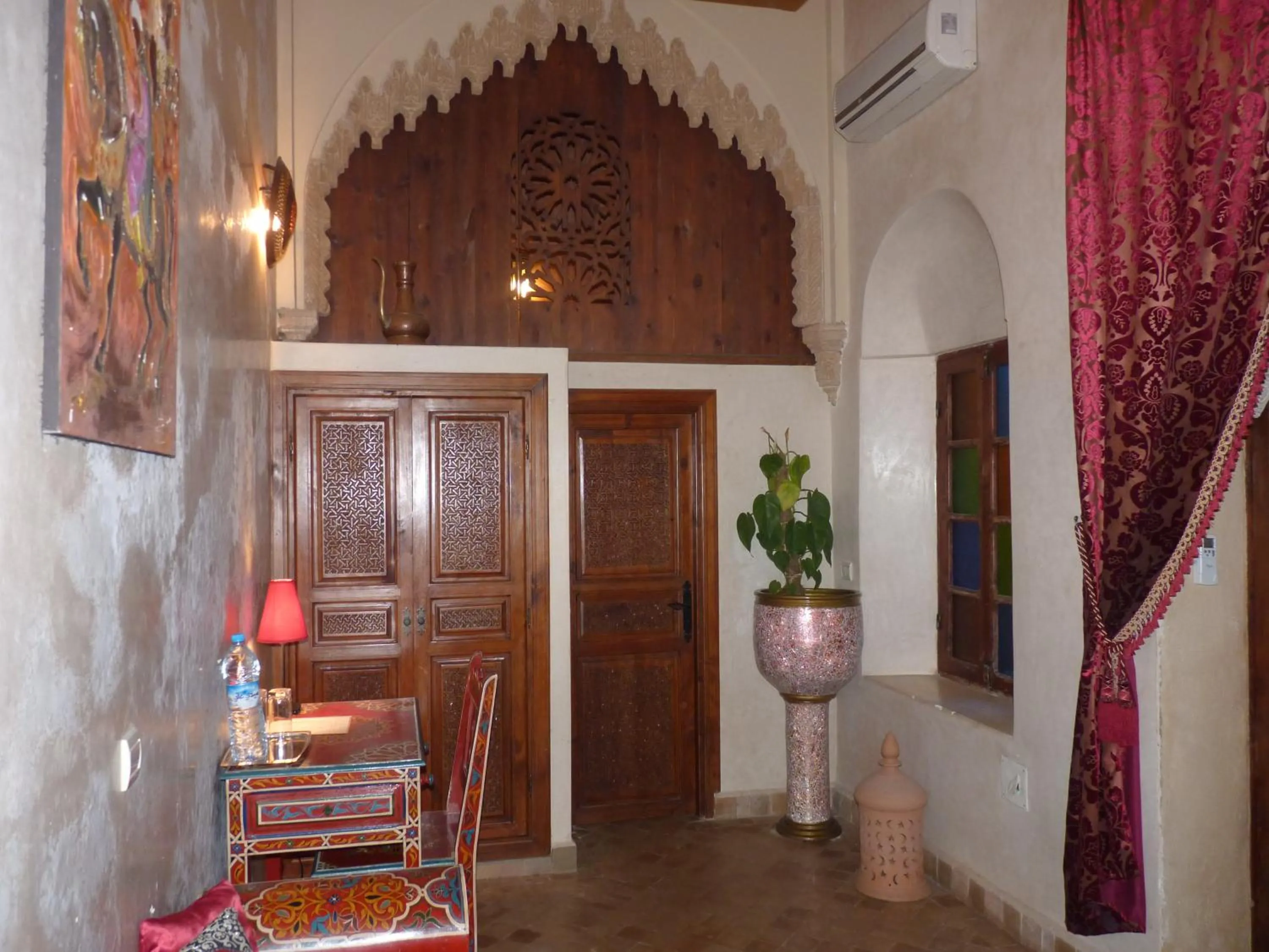 Decorative detail in Riad Marlinea