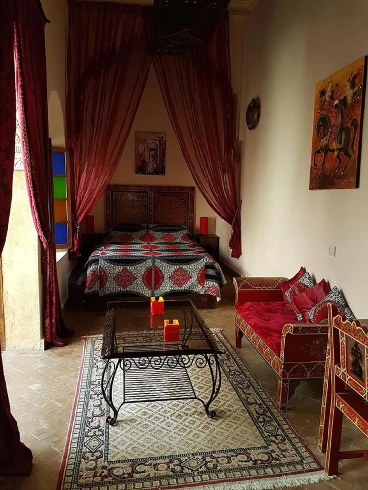 Photo of the whole room, Bed in Riad Marlinea