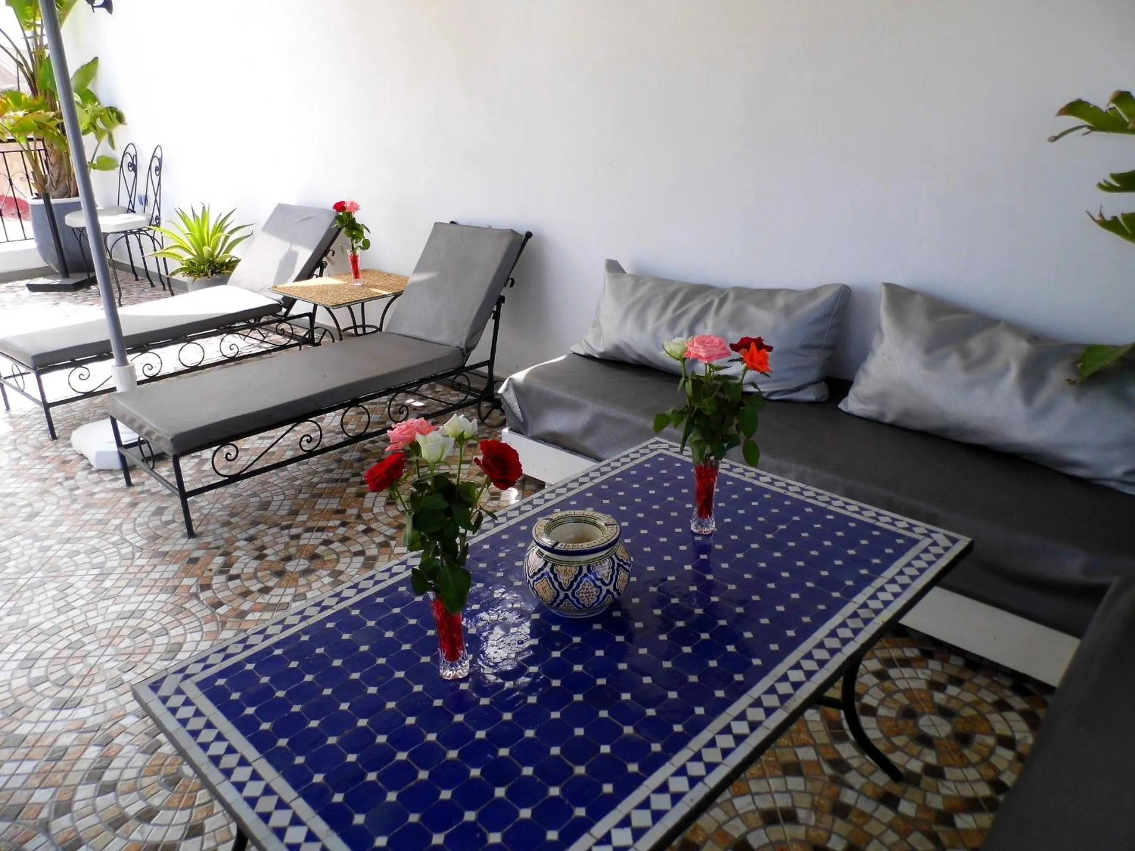 Patio in Riad Marlinea