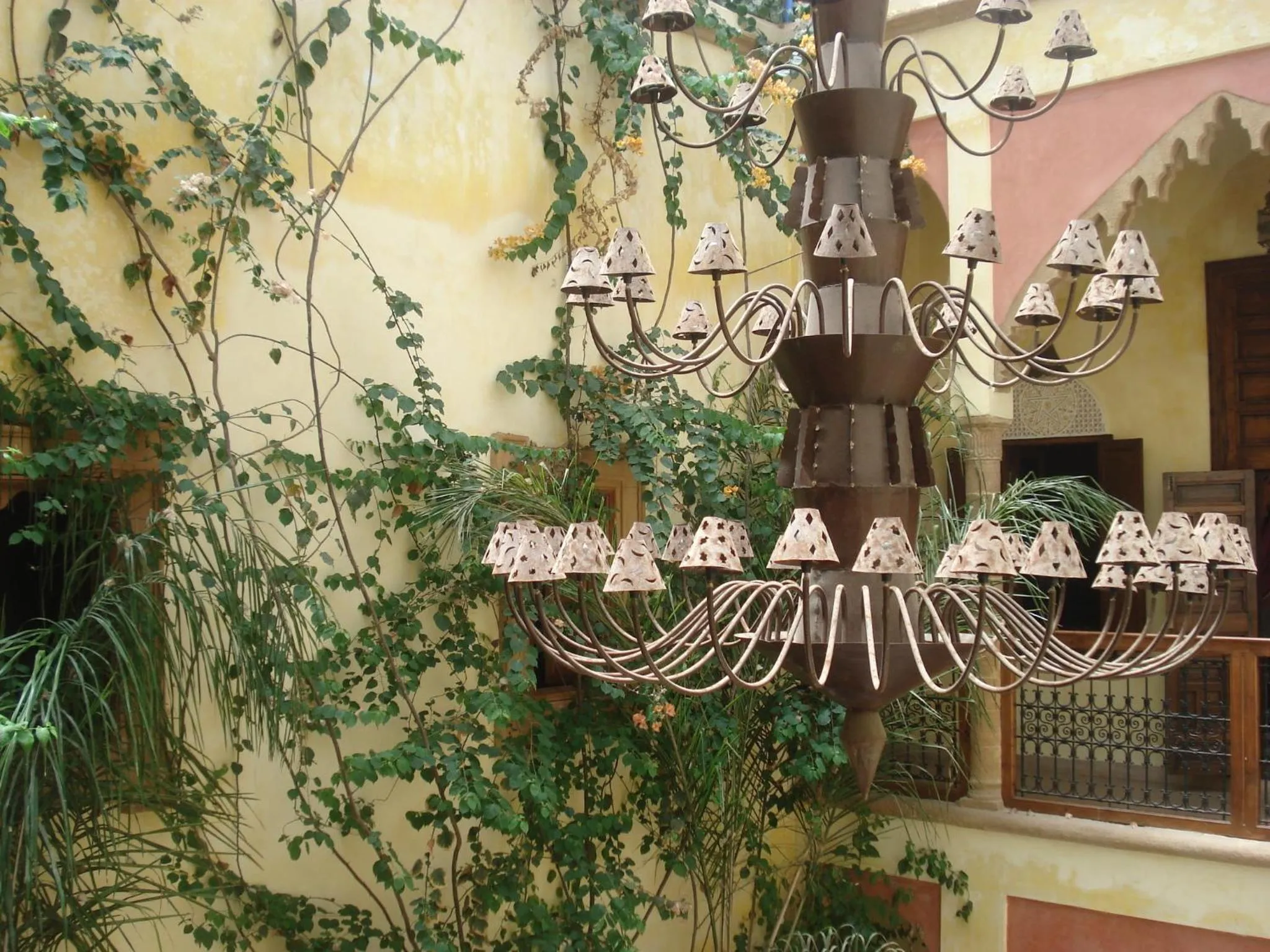 Decorative detail in Riad Marlinea