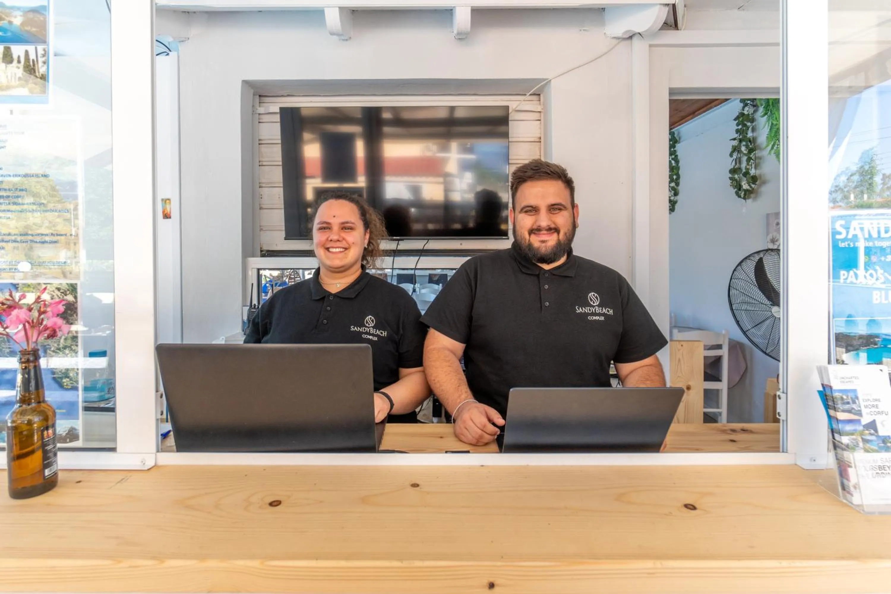 Staff in Sandy Beach Complex - Poolside Studios & Seaside Apartments