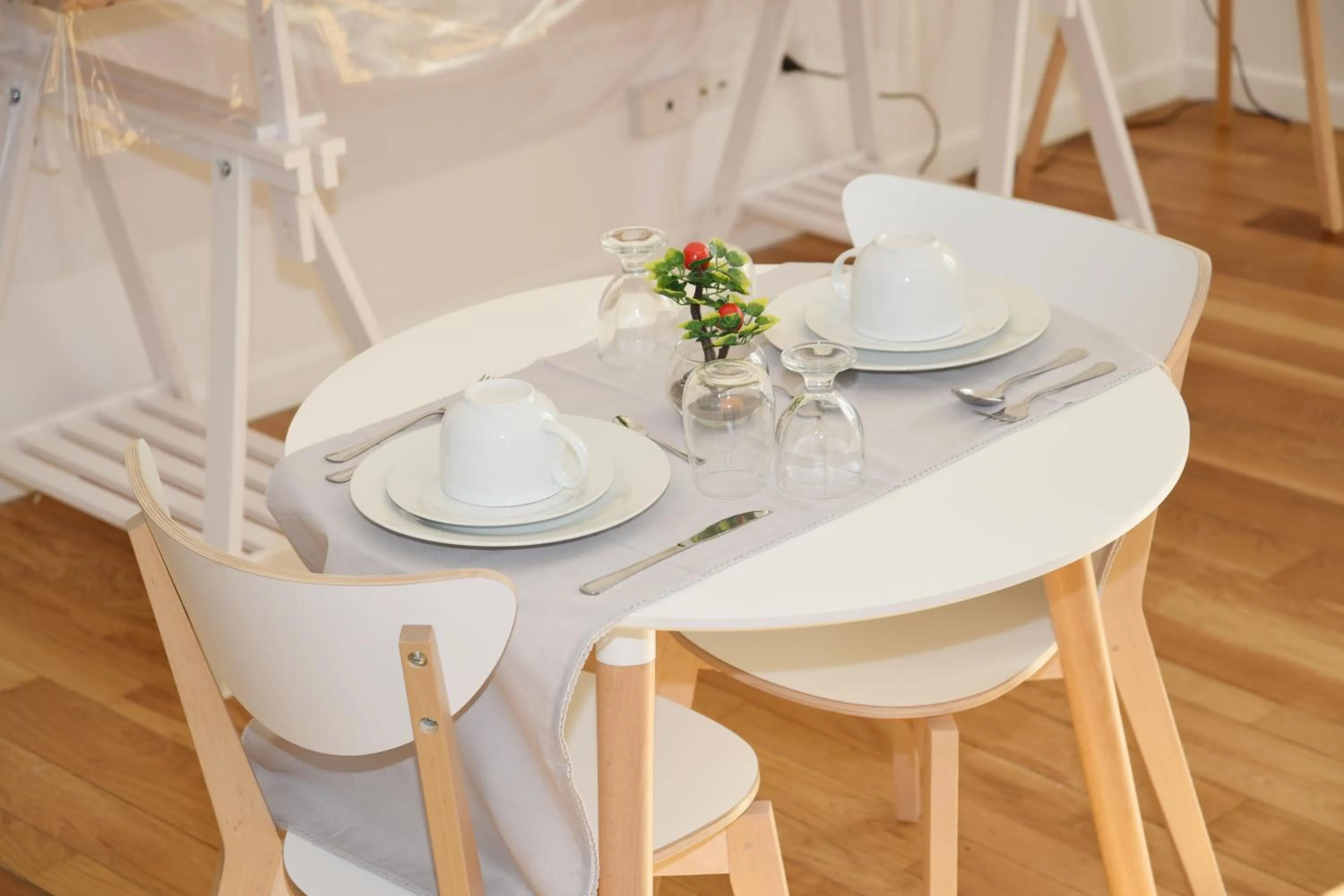 Dining area in 315 Via Roma Rooms centro