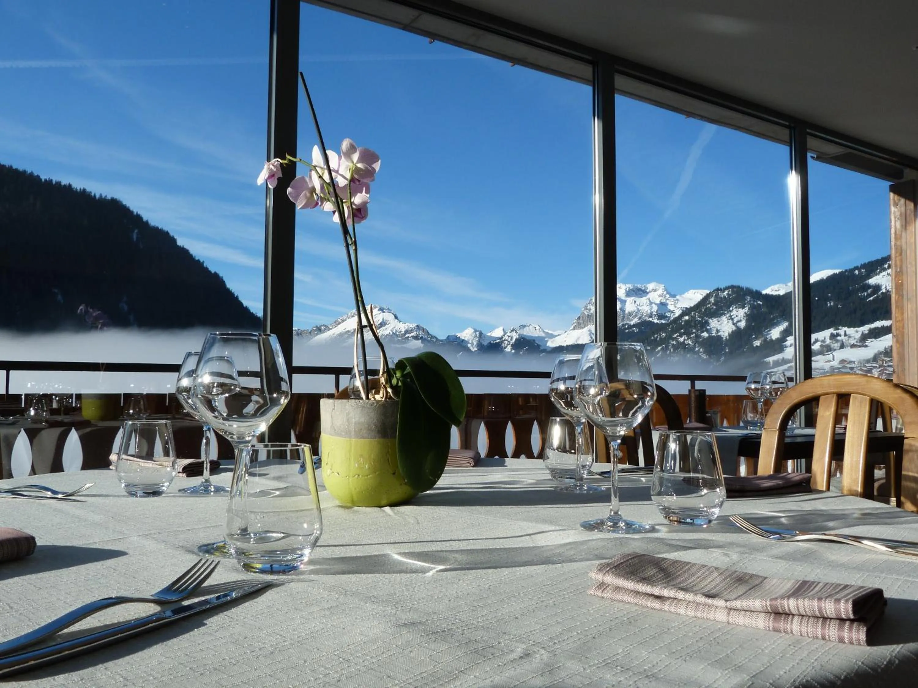 Restaurant/places to eat in Hôtel Belalp