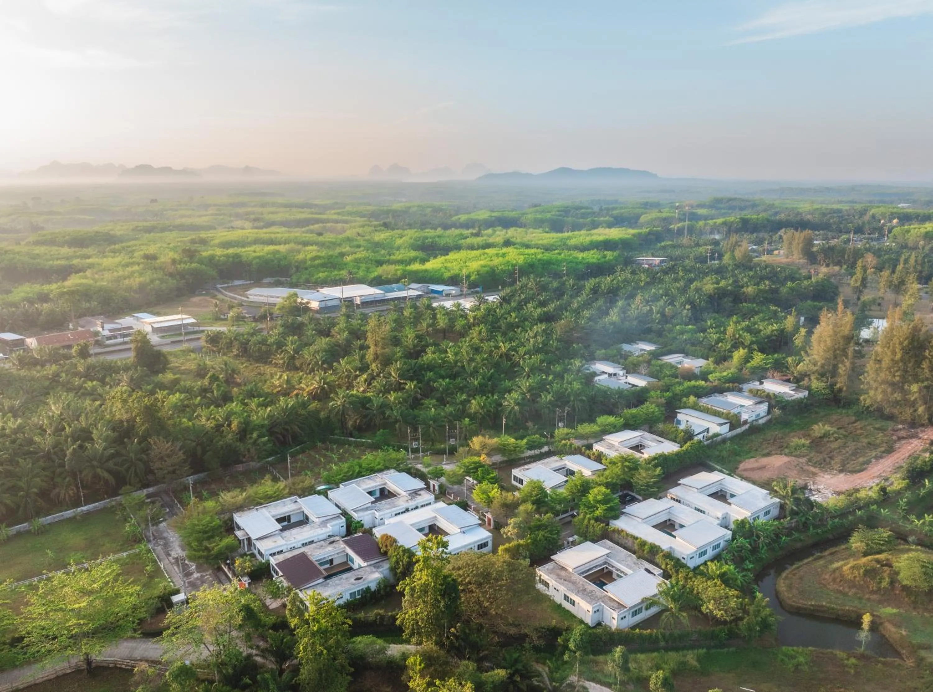 Bird's eye view in Bor Saen Pool Villa