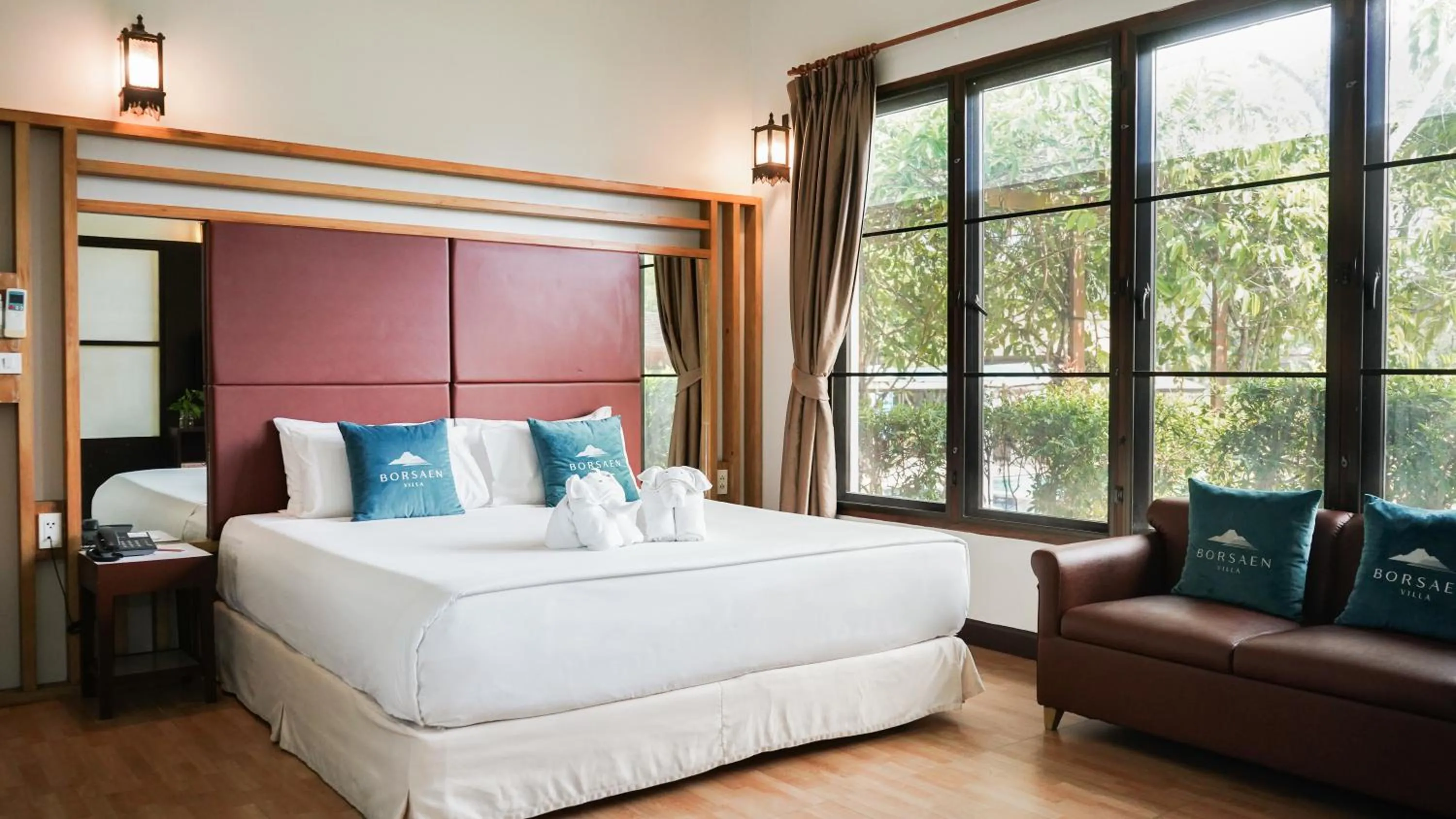 Bedroom, Bed in Bor Saen Pool Villa