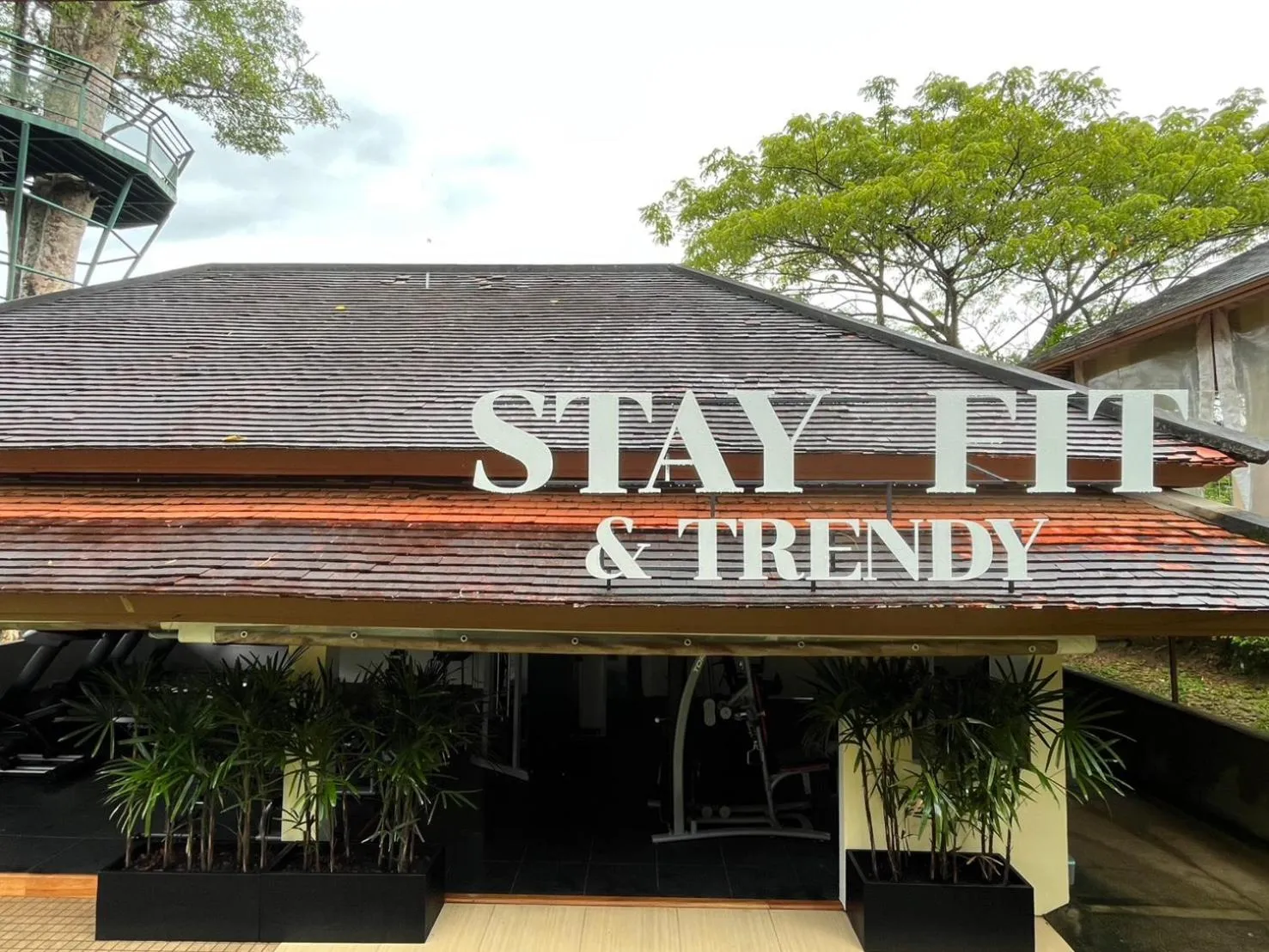 Fitness centre/facilities in Bor Saen Pool Villa