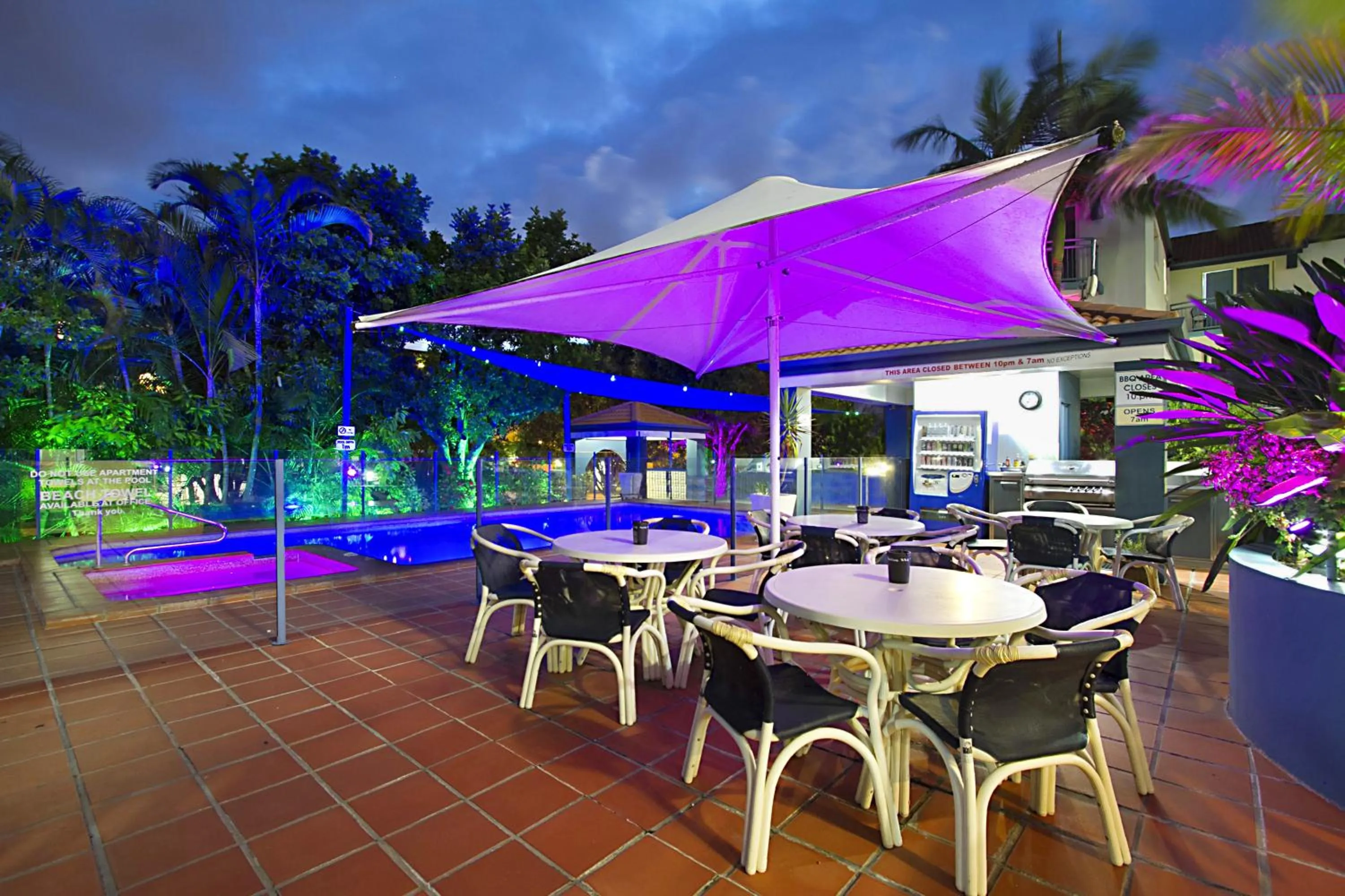 Patio in Santana Resort Surfers Paradise