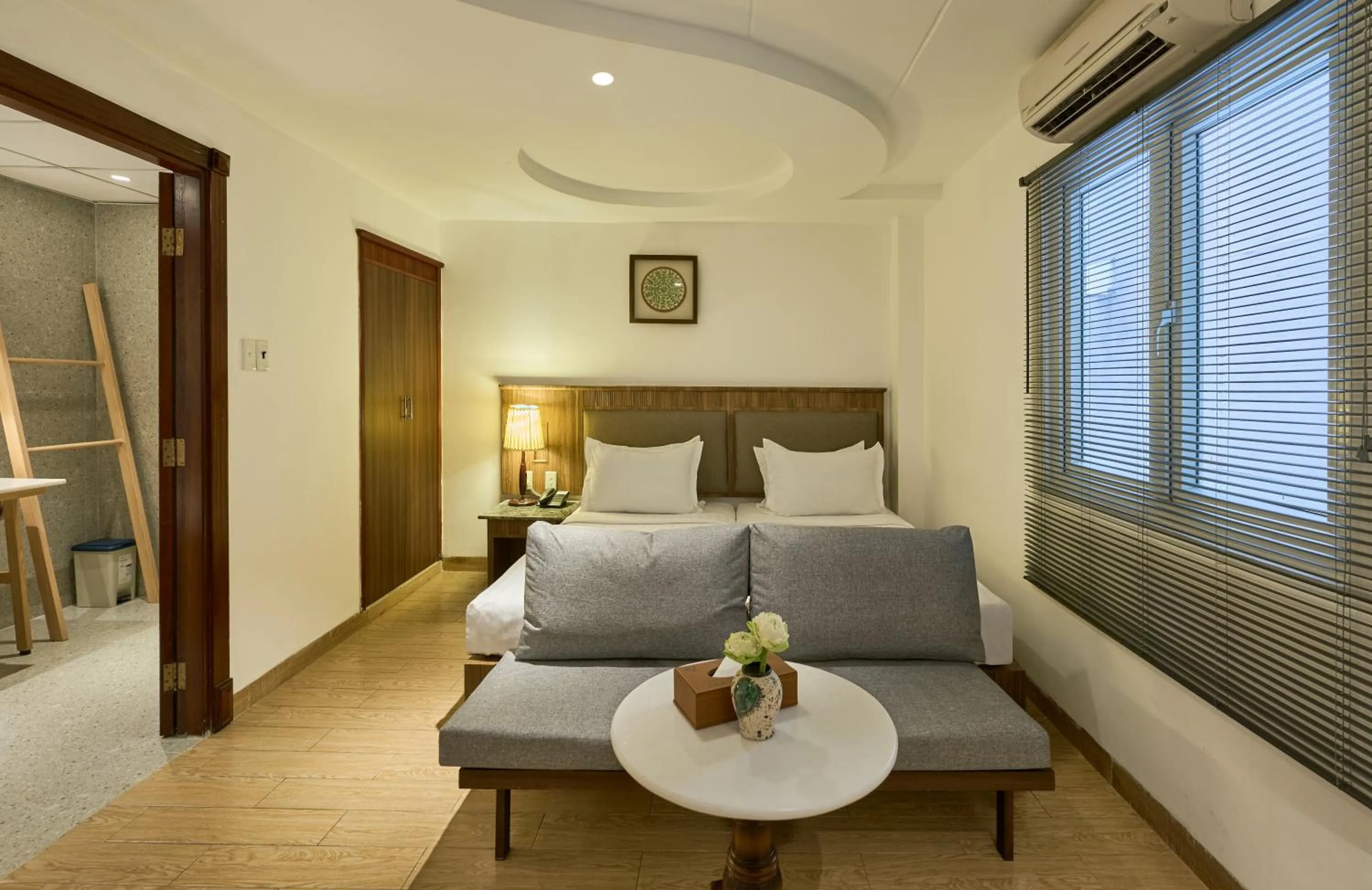 Bed in Blue Diamond Hotel