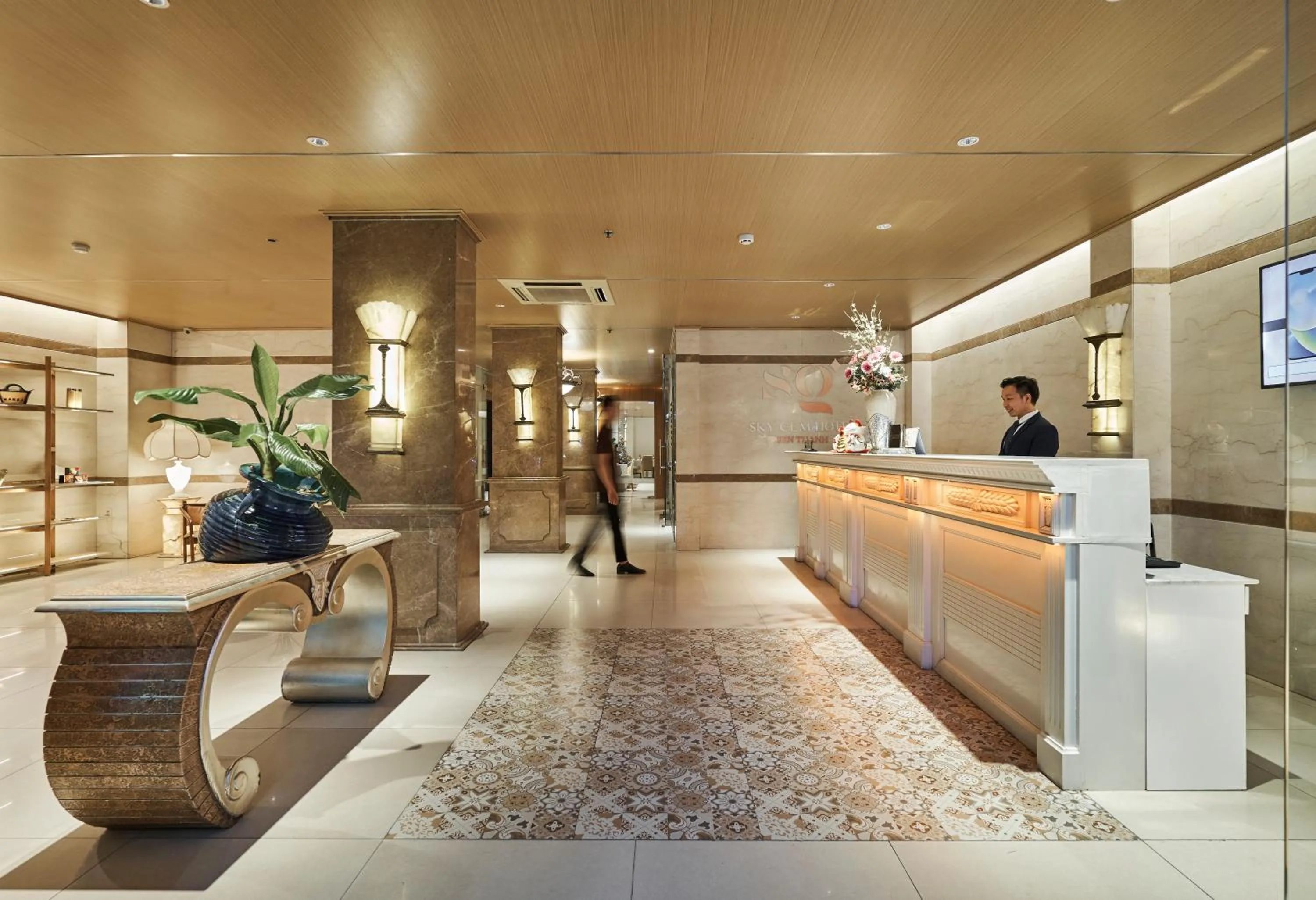 Property building in Blue Diamond Hotel