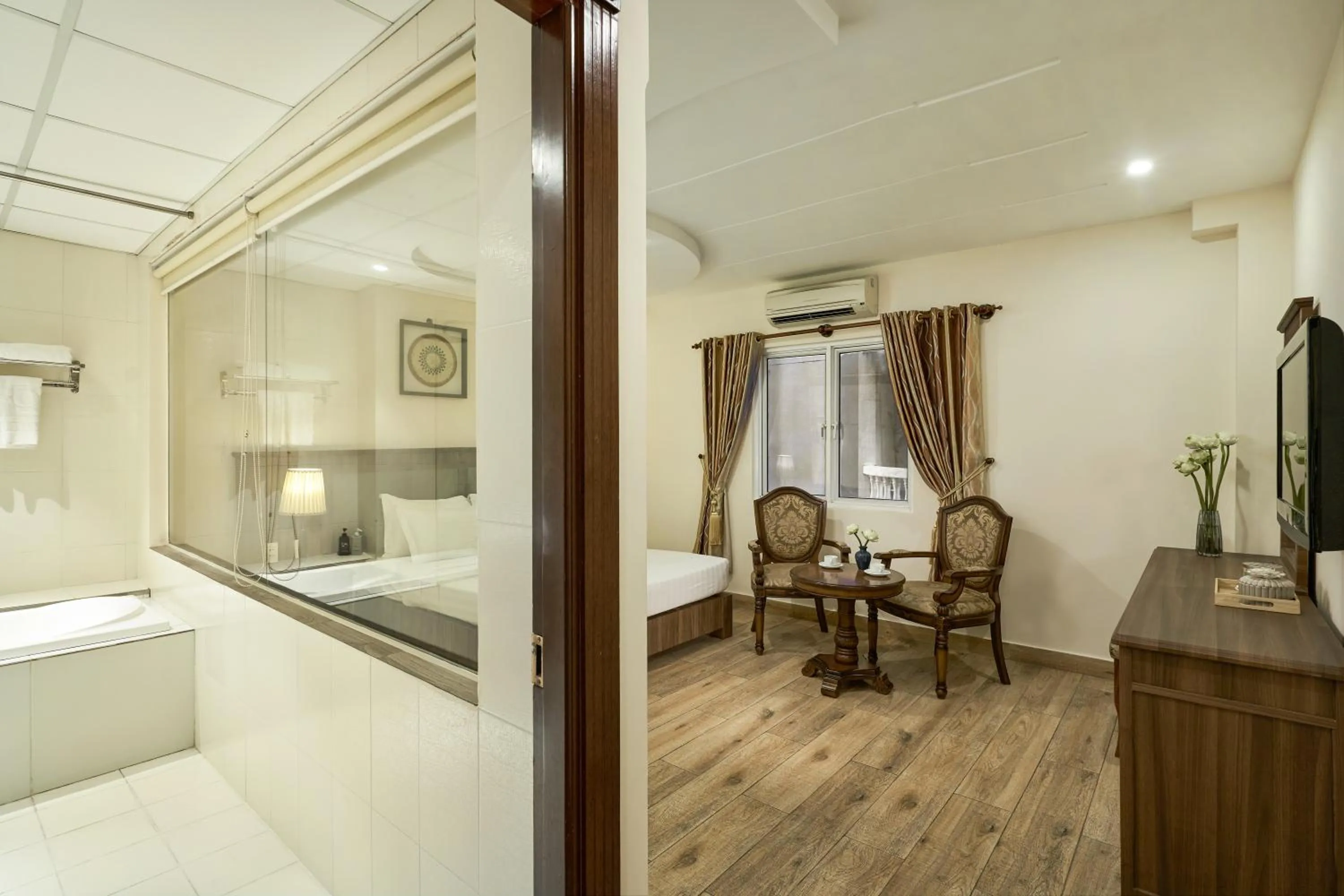 Bed in Blue Diamond Hotel