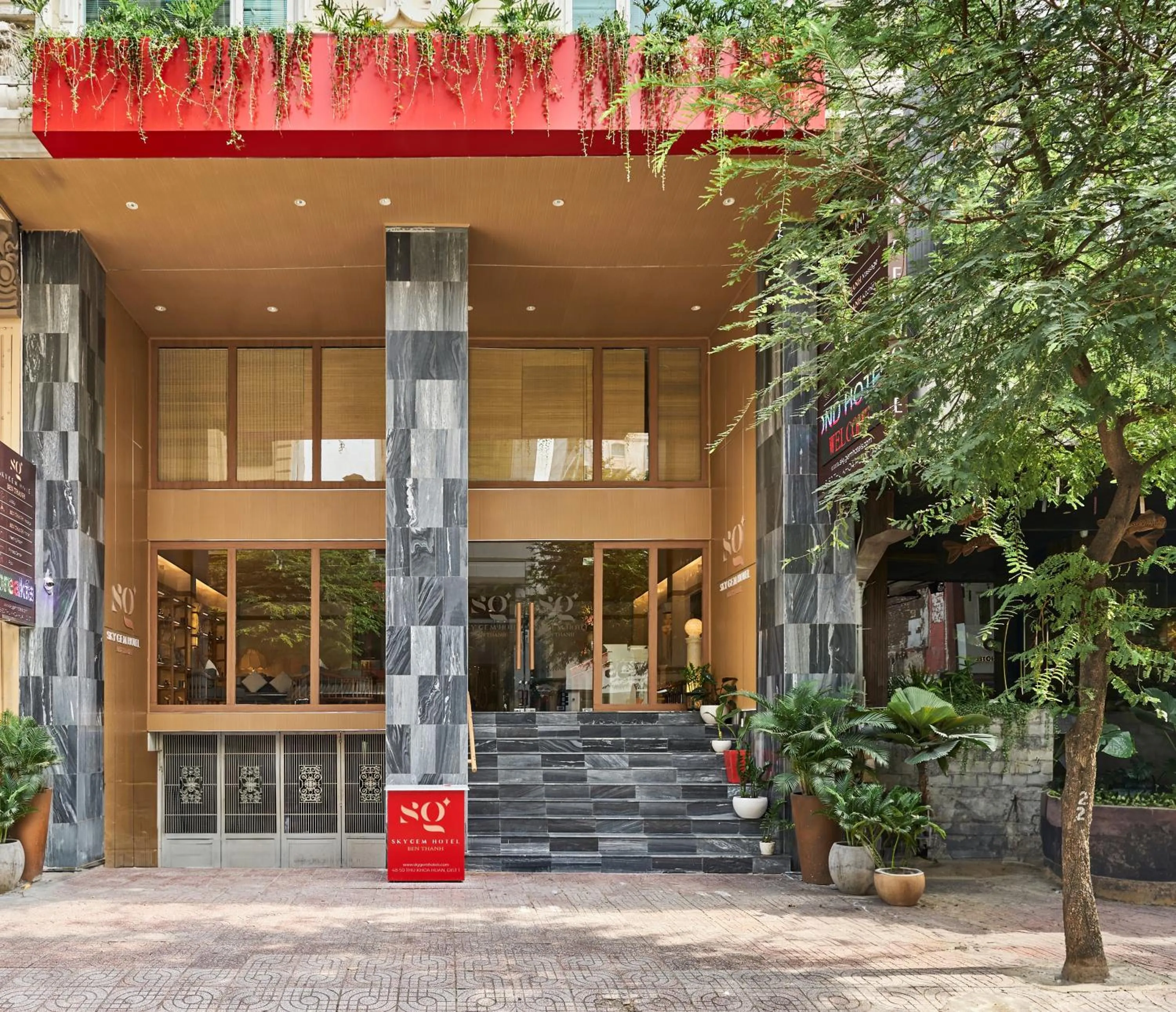 Property building in Blue Diamond Hotel