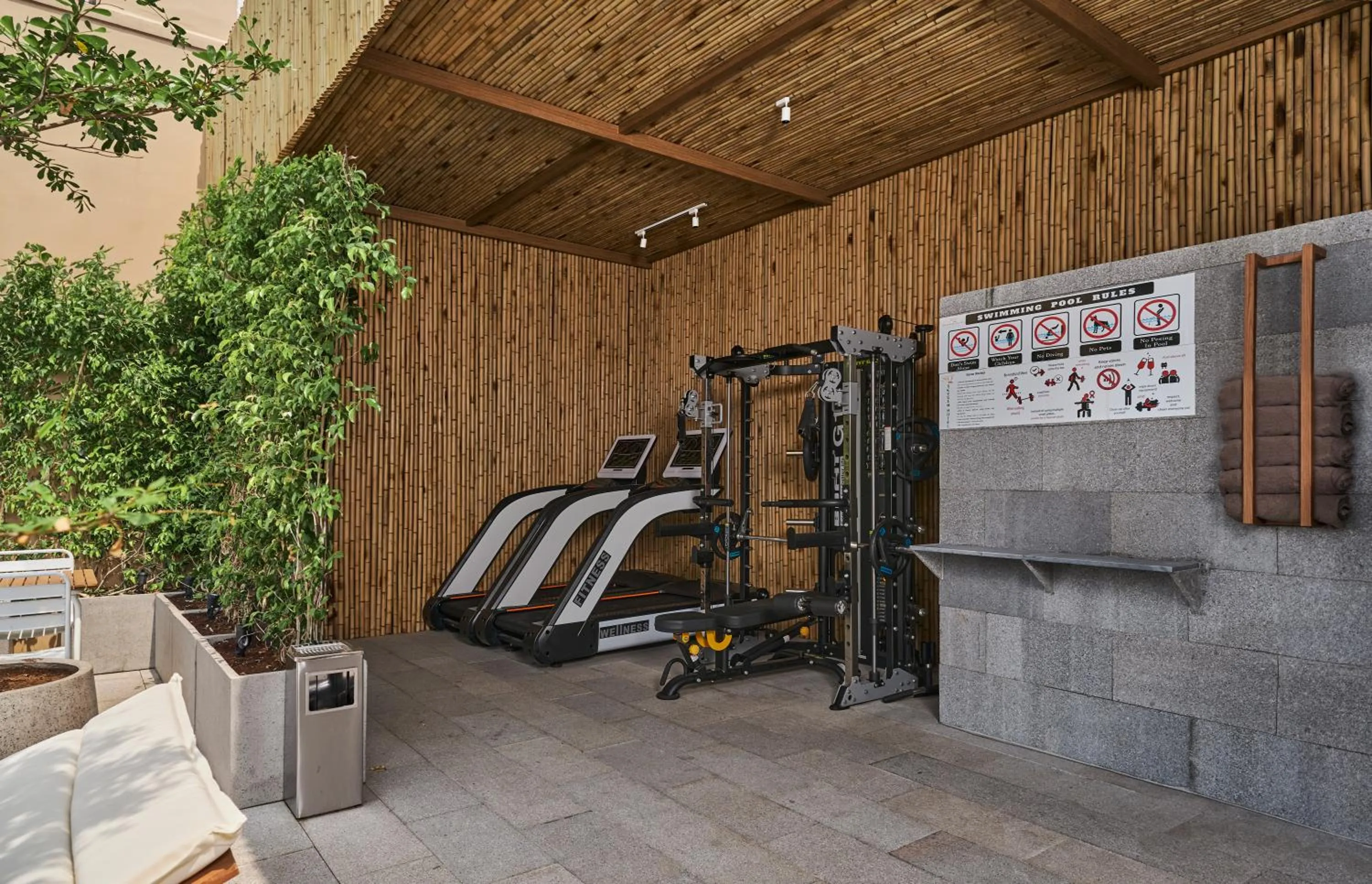 Fitness centre/facilities in Blue Diamond Hotel