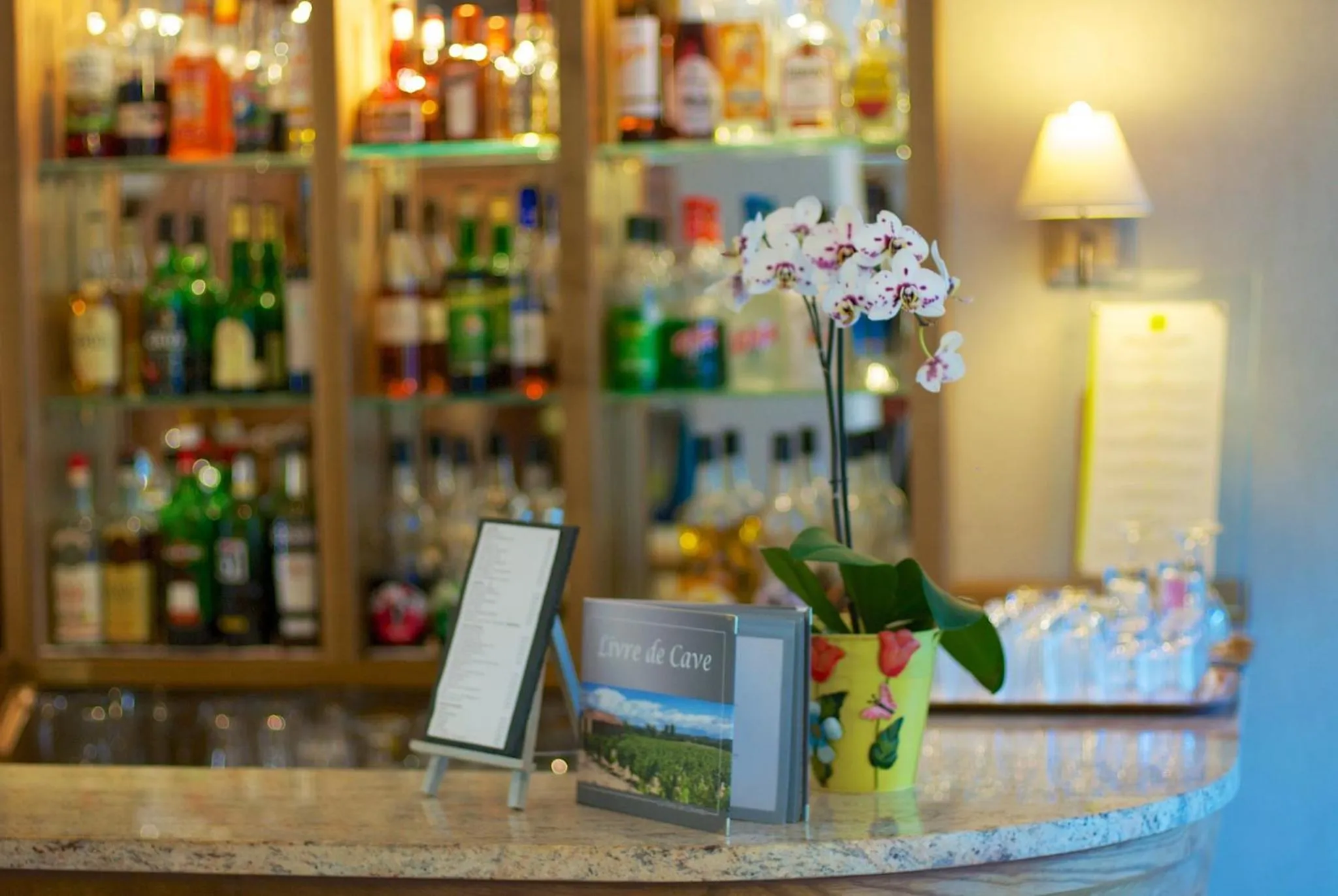 Lounge or bar in Logis Hotel Restaurant La Porte des Cévennes