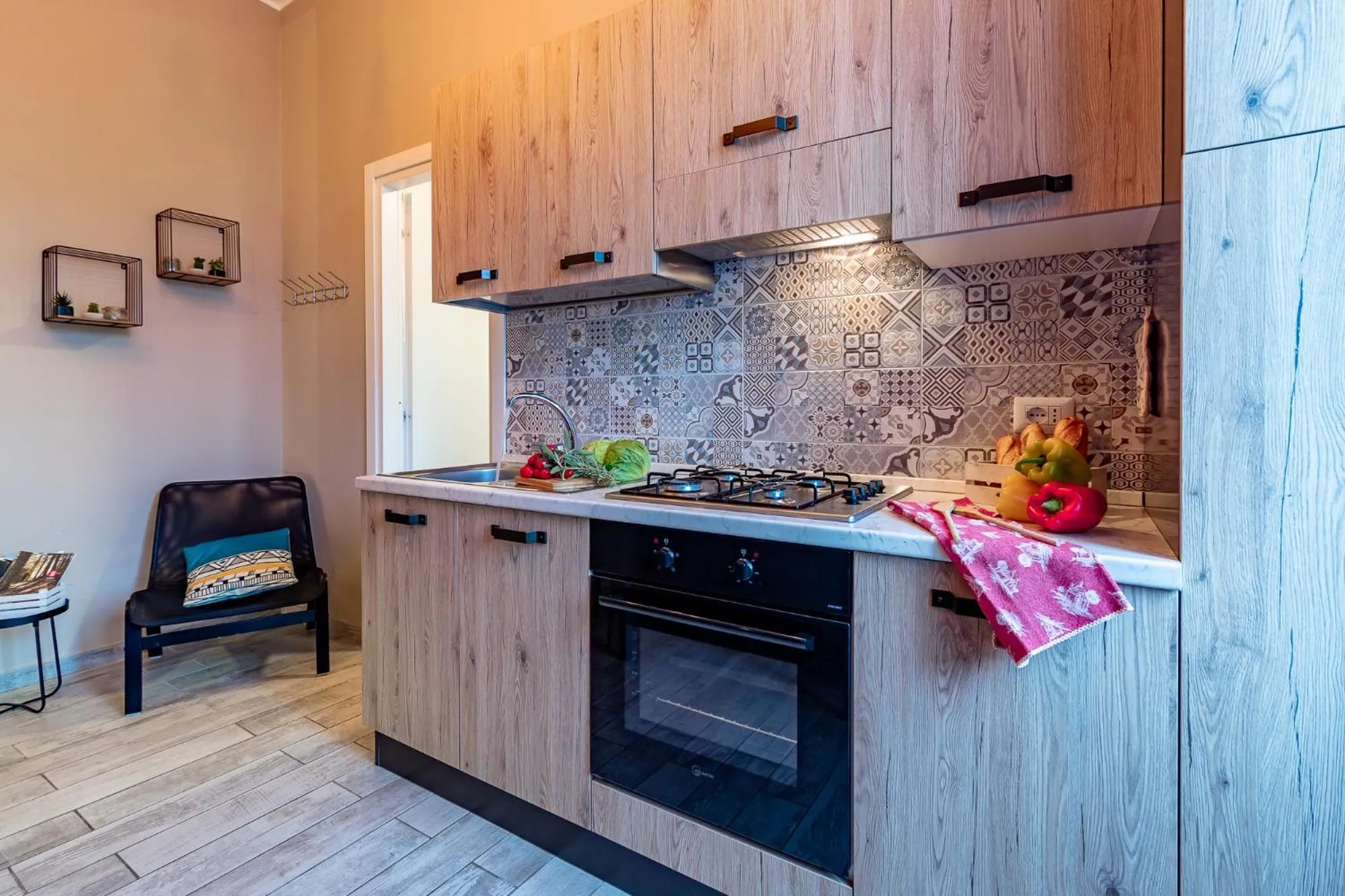 Kitchen or kitchenette in La Casa Rosa