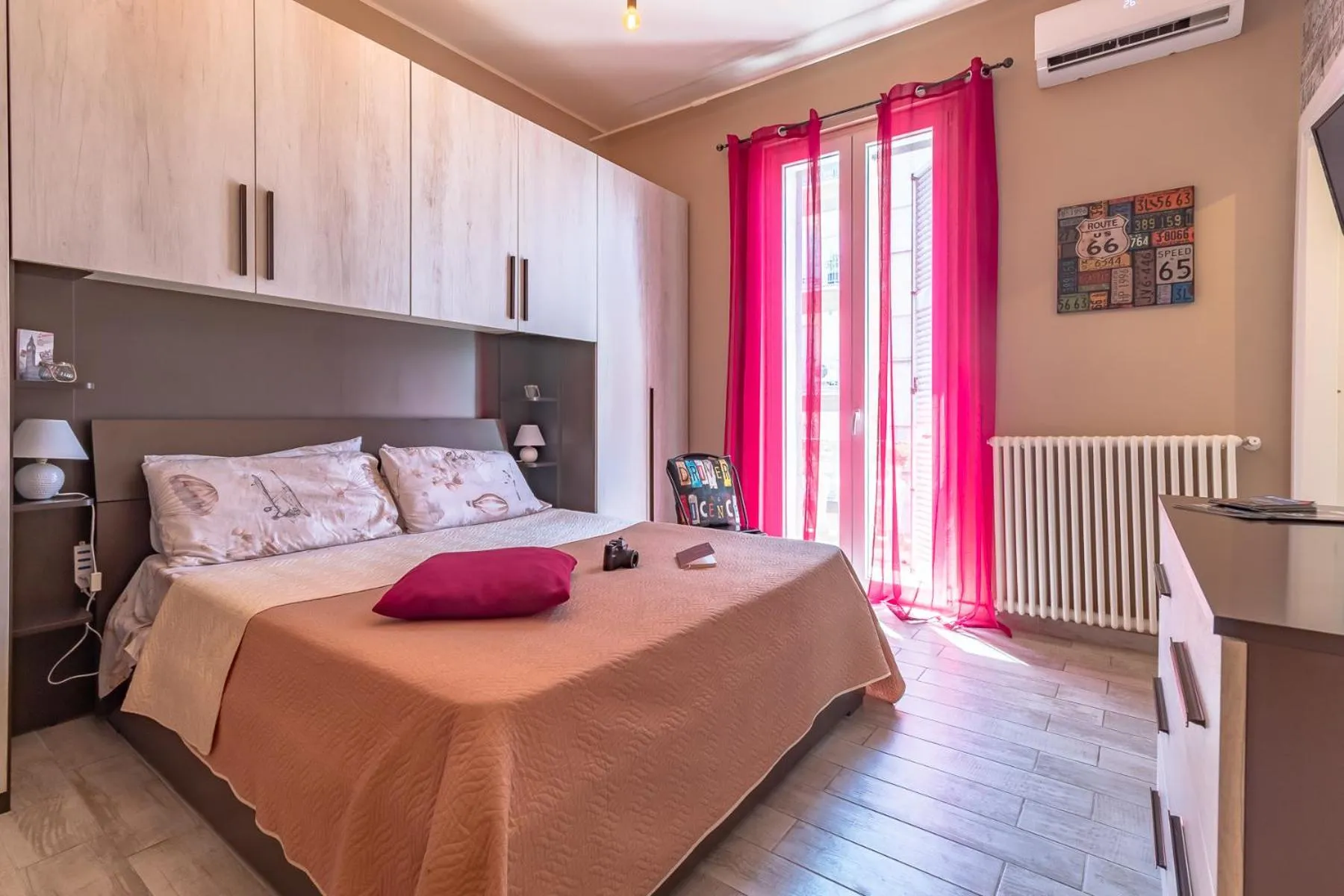 Bedroom, Bed in La Casa Rosa