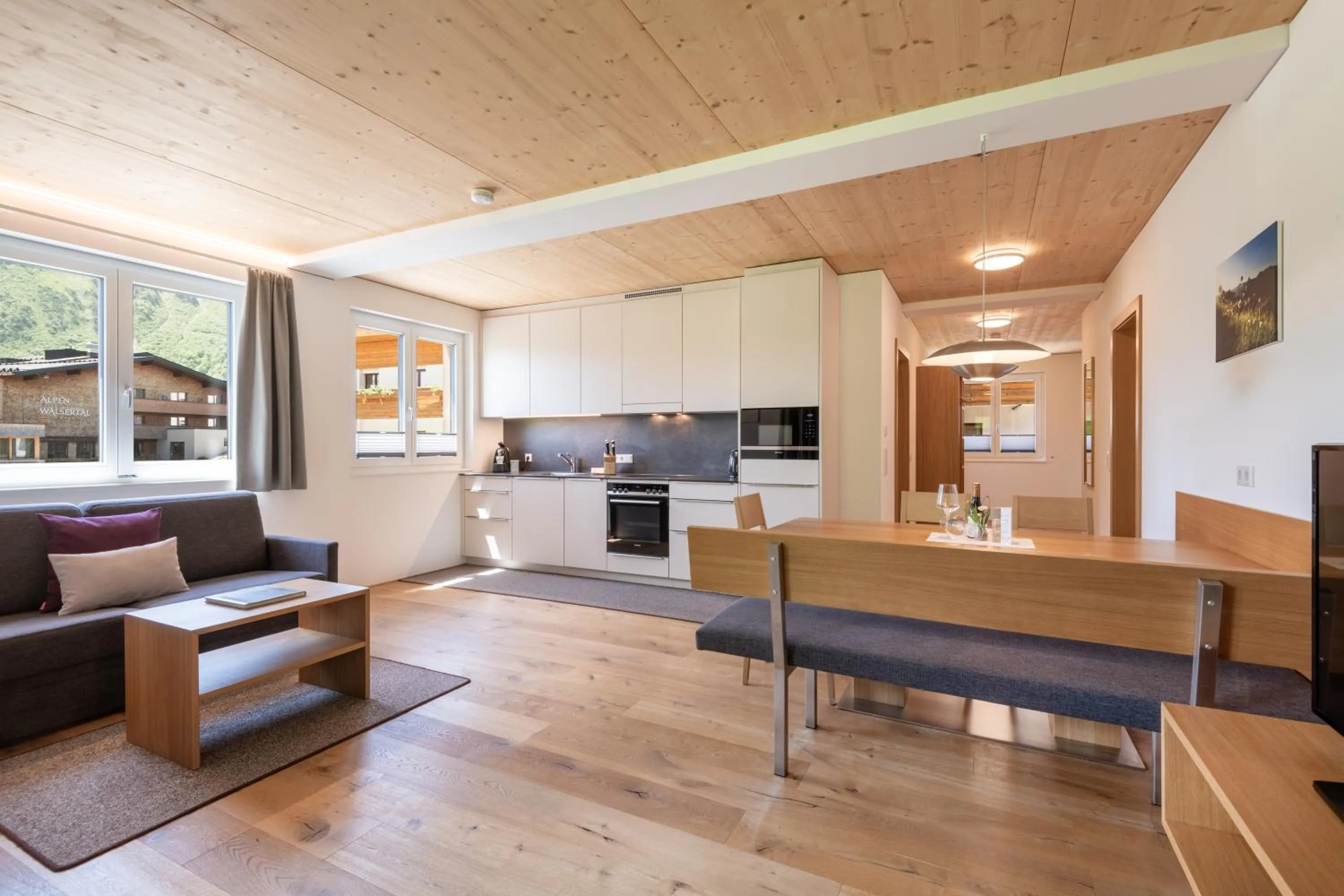 Living room in Rössle Appartements und Sport Rössle Skiverleih & Sportgeschäft