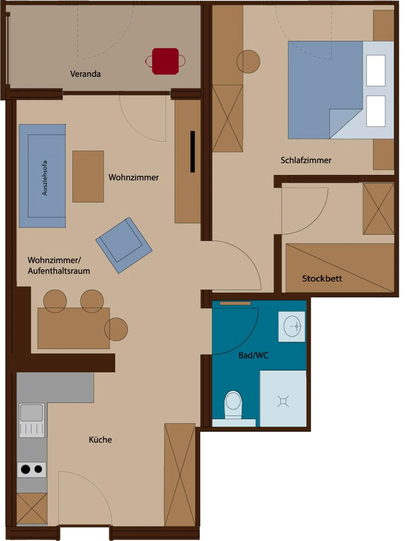 Photo of the whole room in Rössle Appartements und Sport Rössle Skiverleih & Sportgeschäft