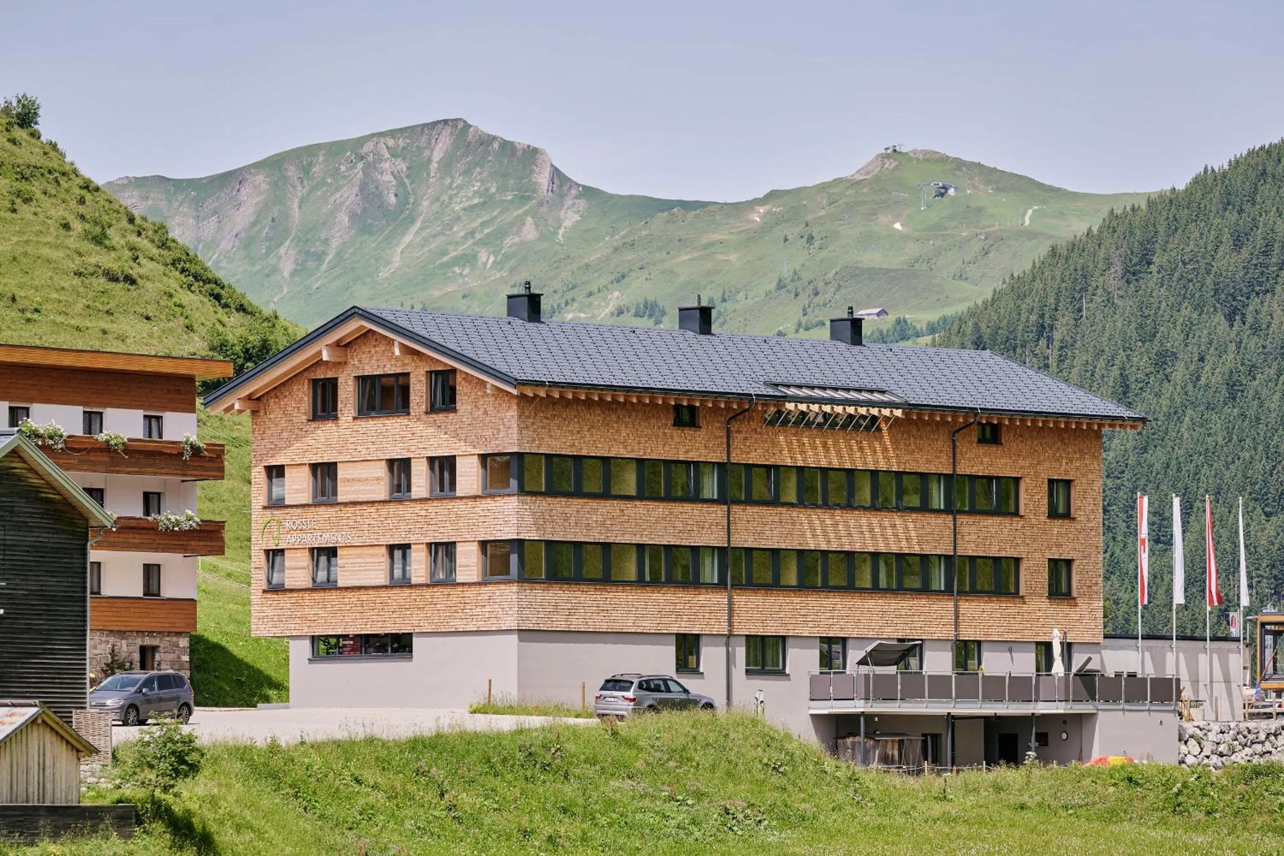 Property building in Rössle Appartements und Sport Rössle Skiverleih & Sportgeschäft