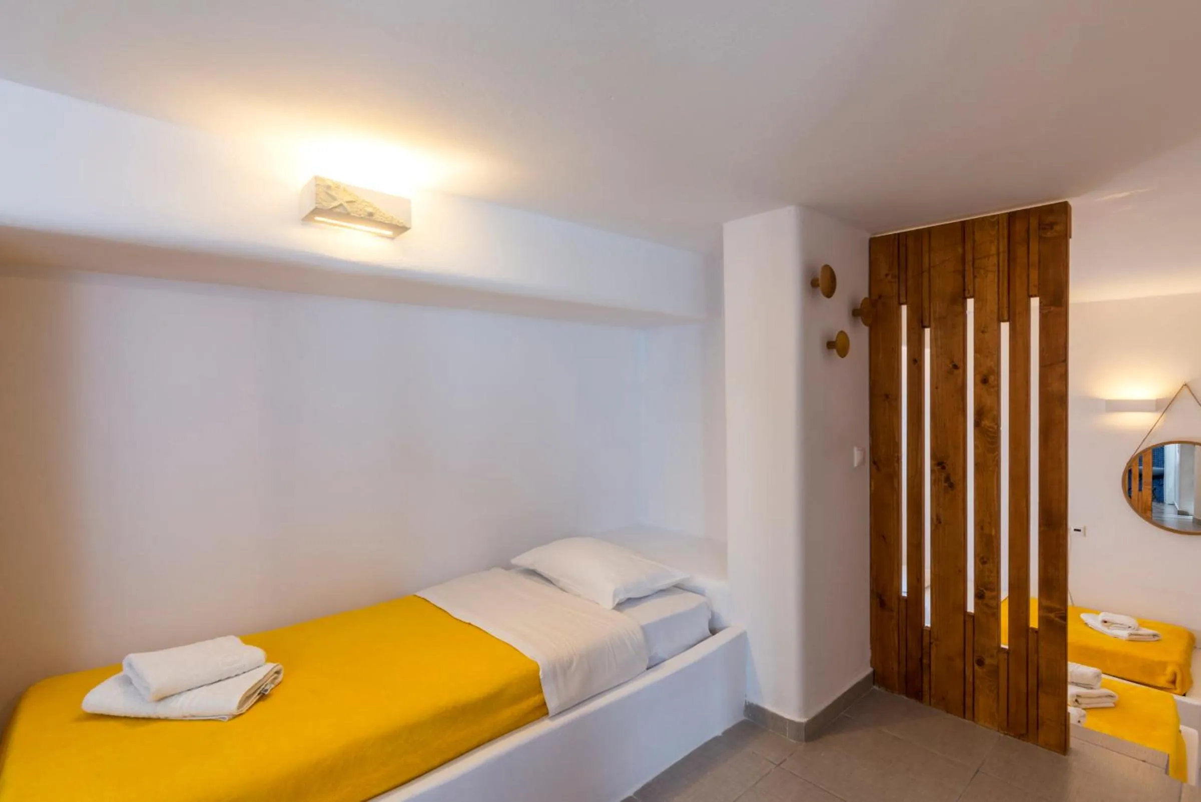 Bedroom, Bed in Artemoula's Studios