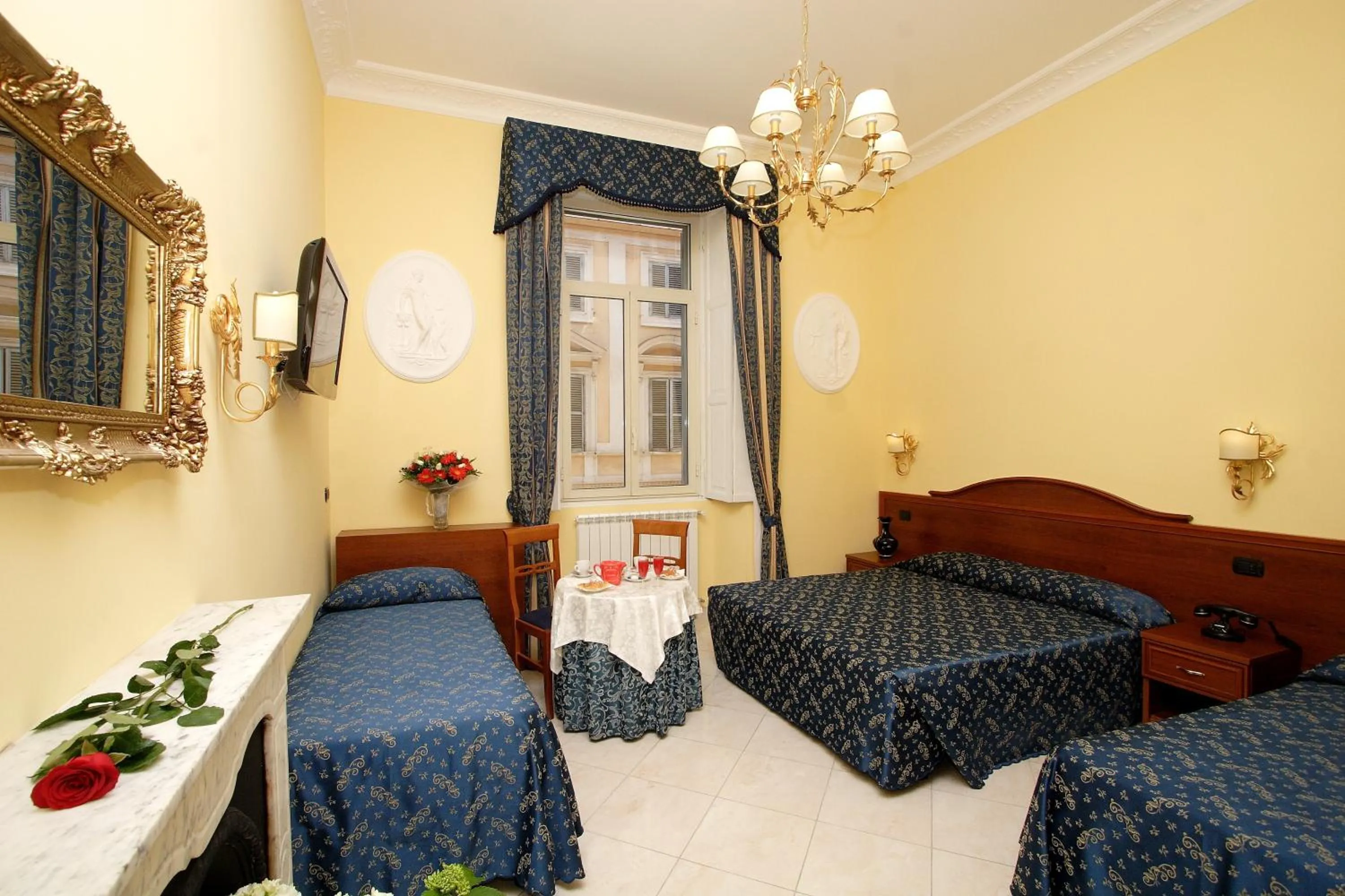 Photo of the whole room, Bed in Caroline Suite