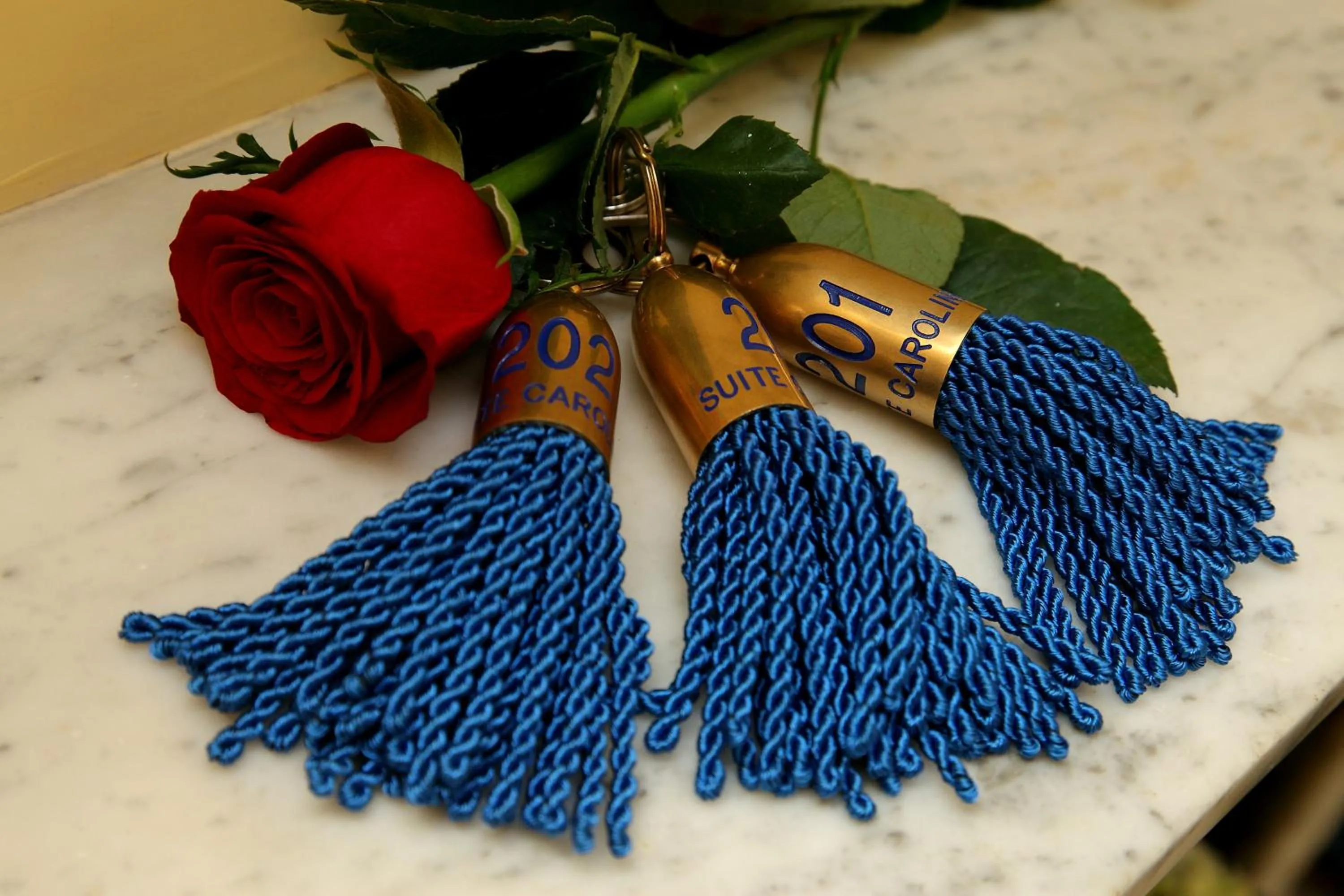 Decorative detail in Caroline Suite