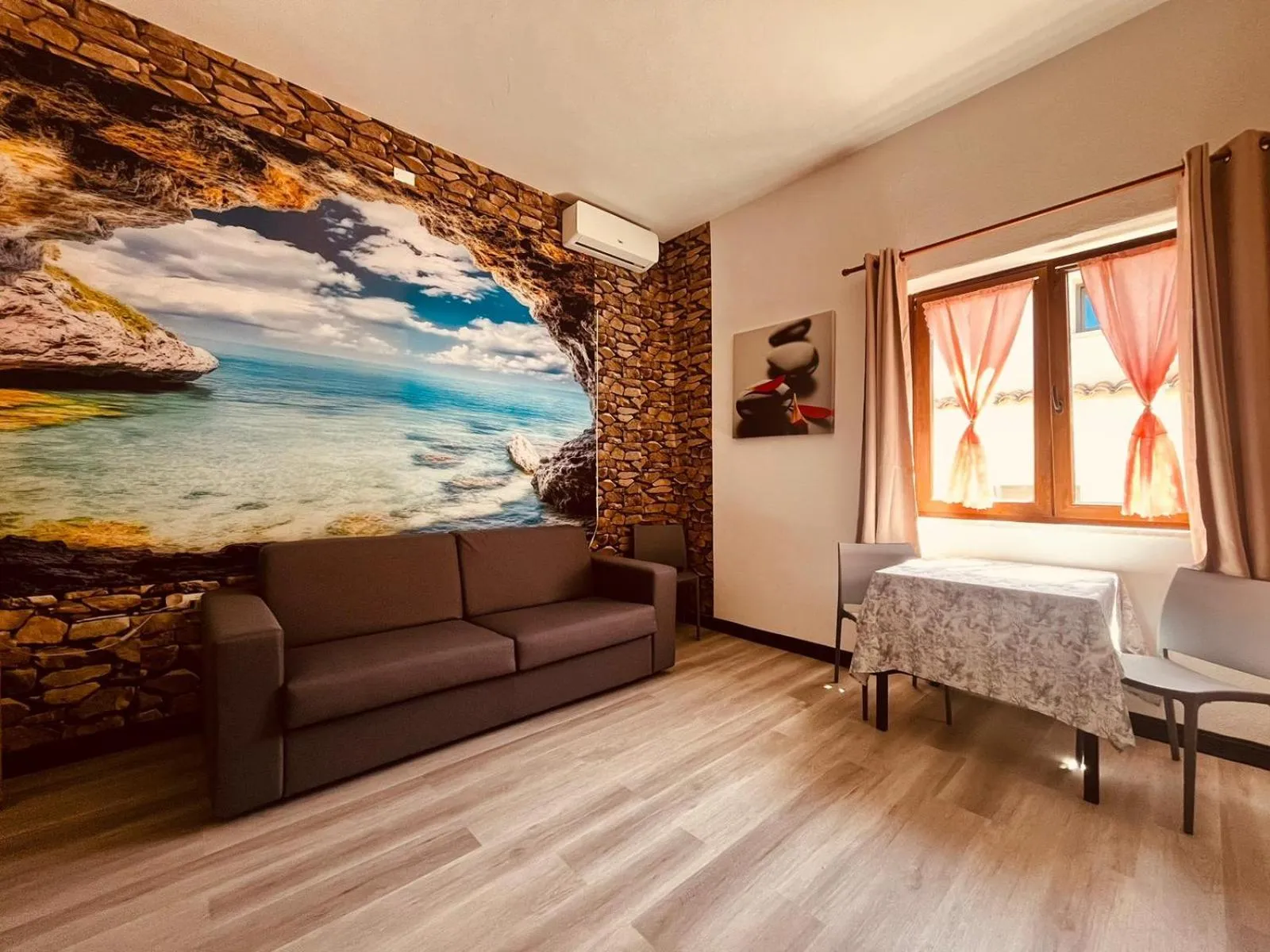 Seating area in The square