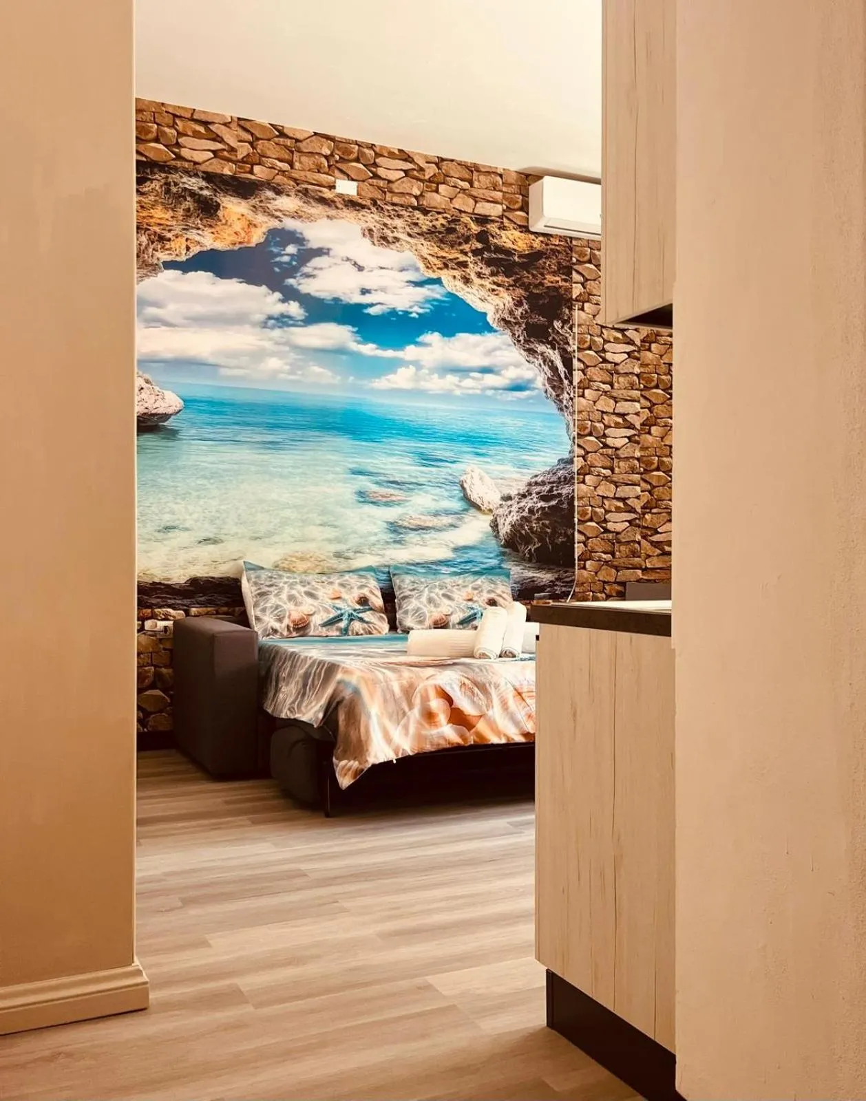 Bedroom, Bed in The square