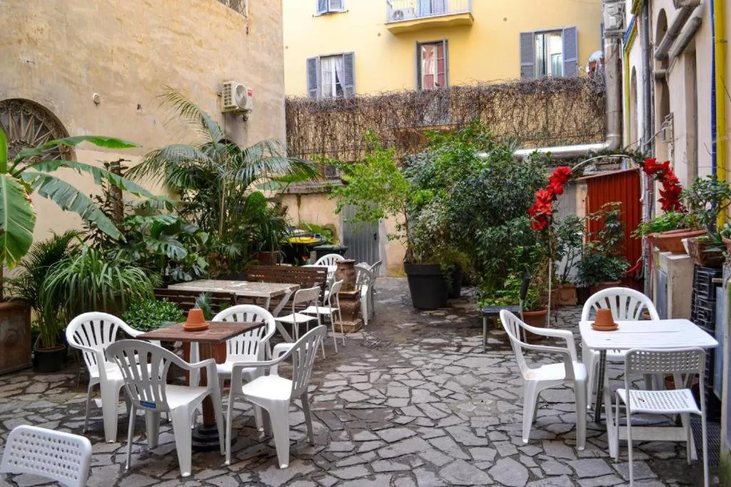 Inner courtyard view in Hotel Giorgina