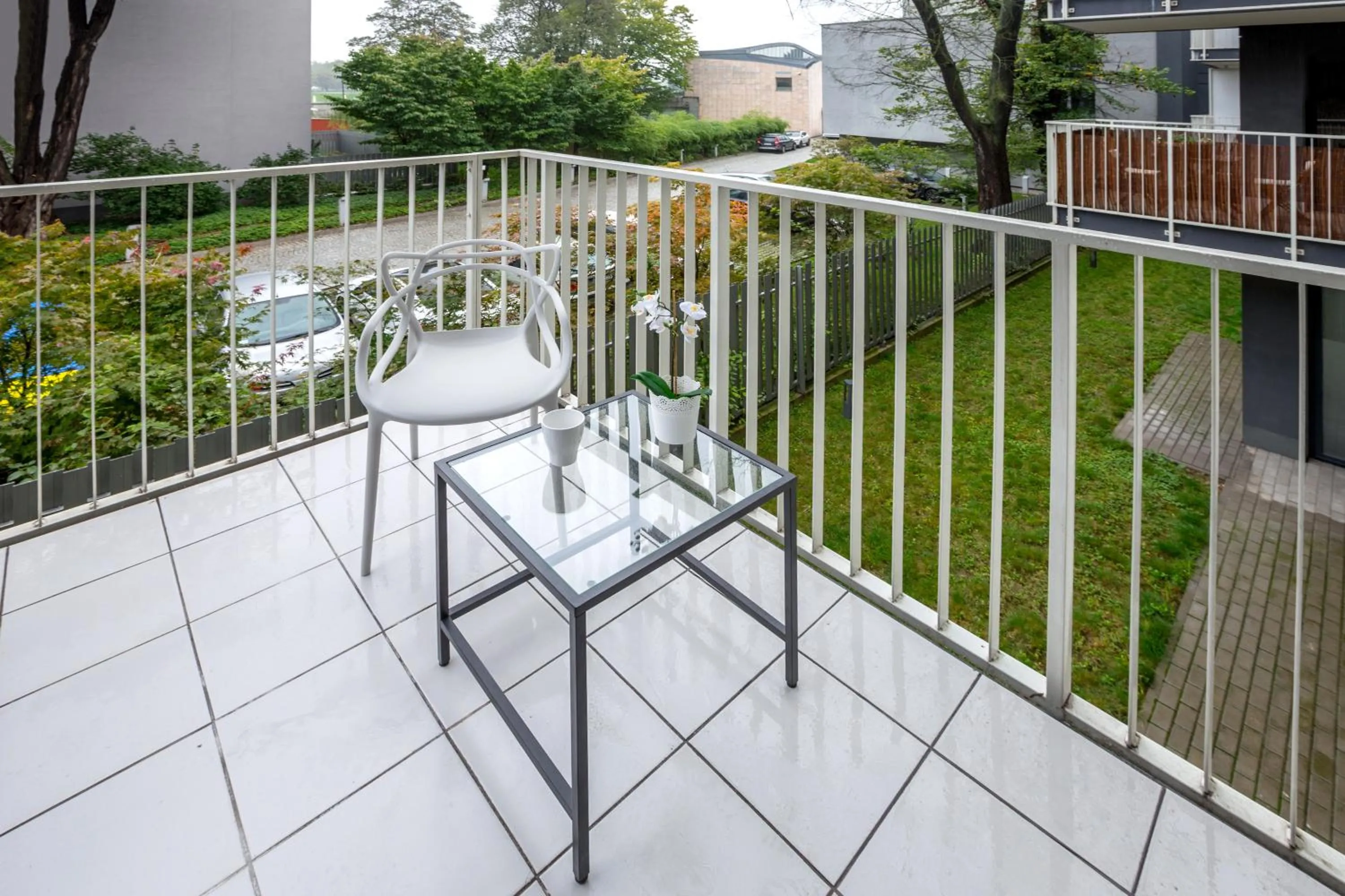 Patio in Friendhouse Apartments Vistula&Wawel