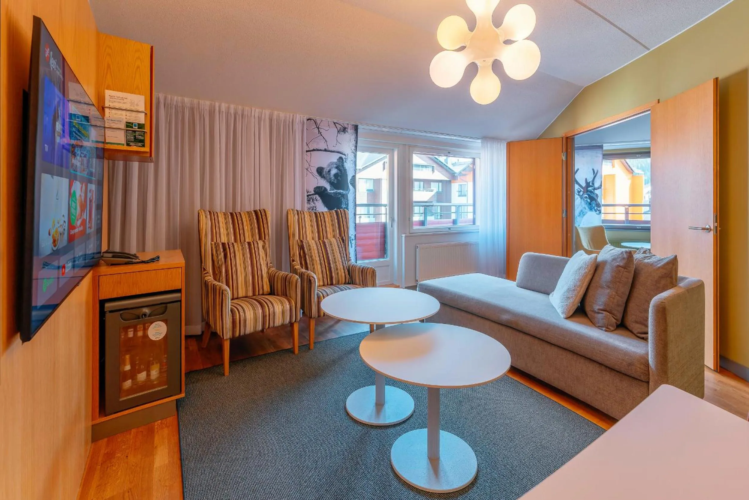 Living room in Break Sokos Hotel Levi