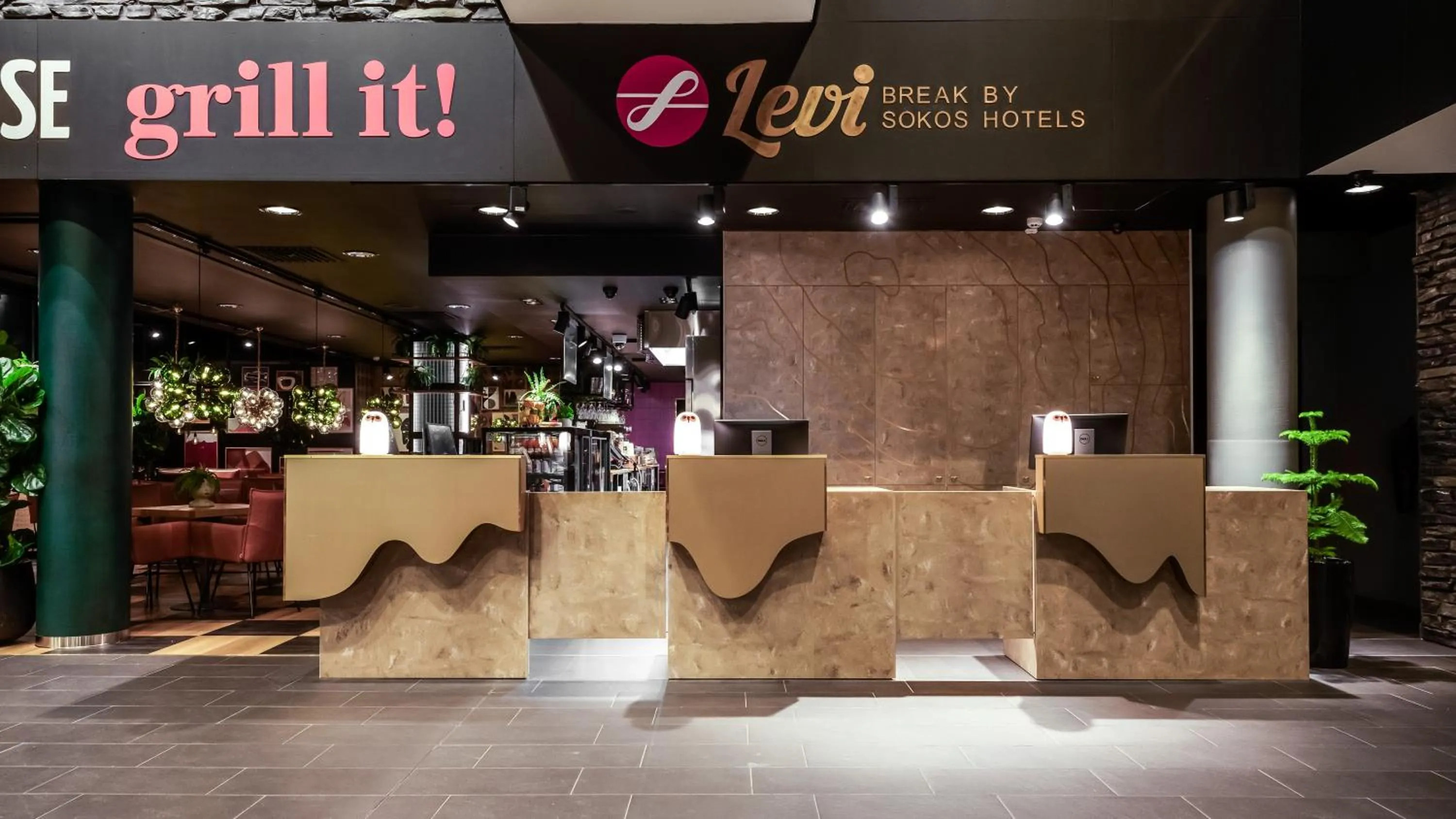 Lobby or reception in Break Sokos Hotel Levi