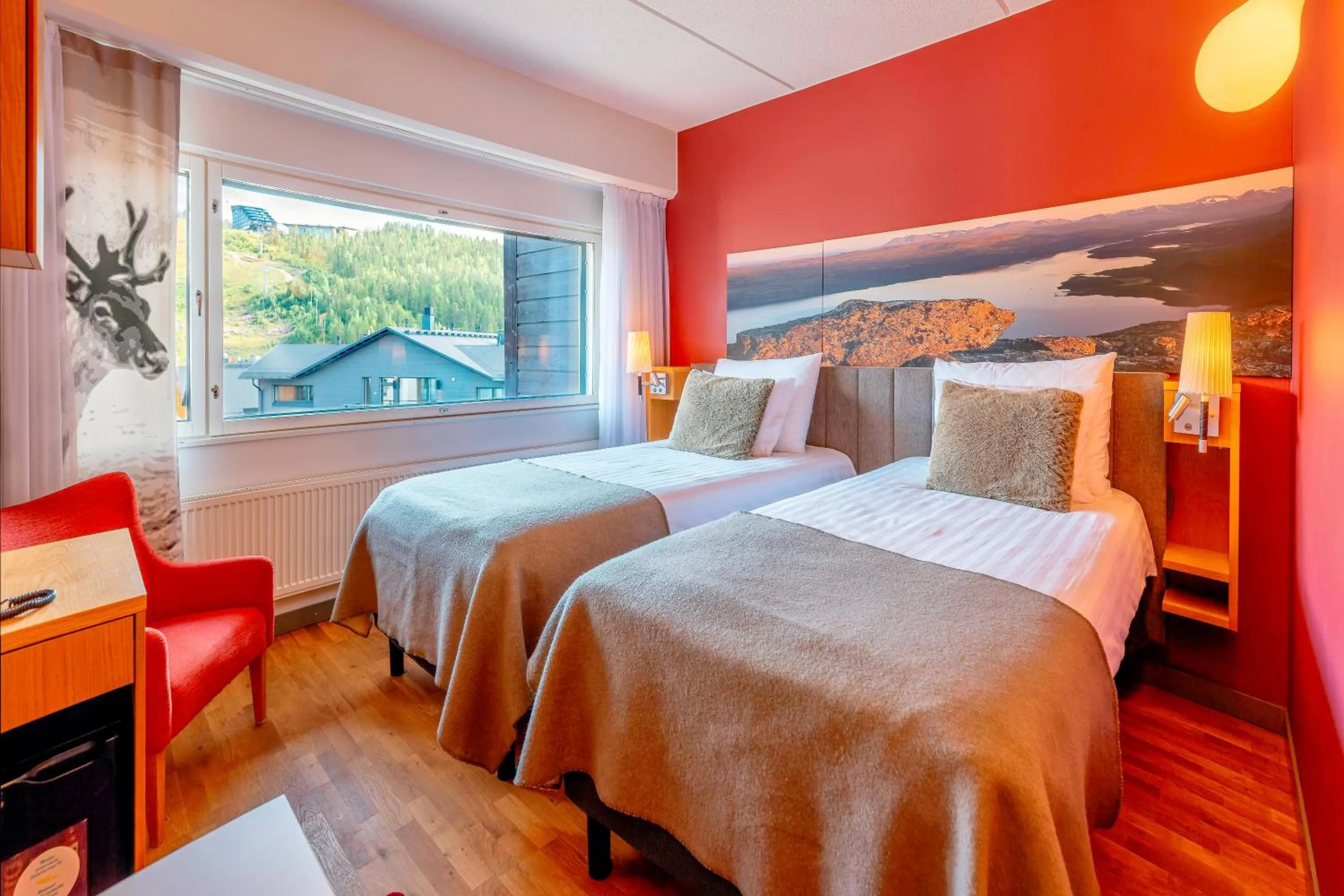 Bed in Break Sokos Hotel Levi