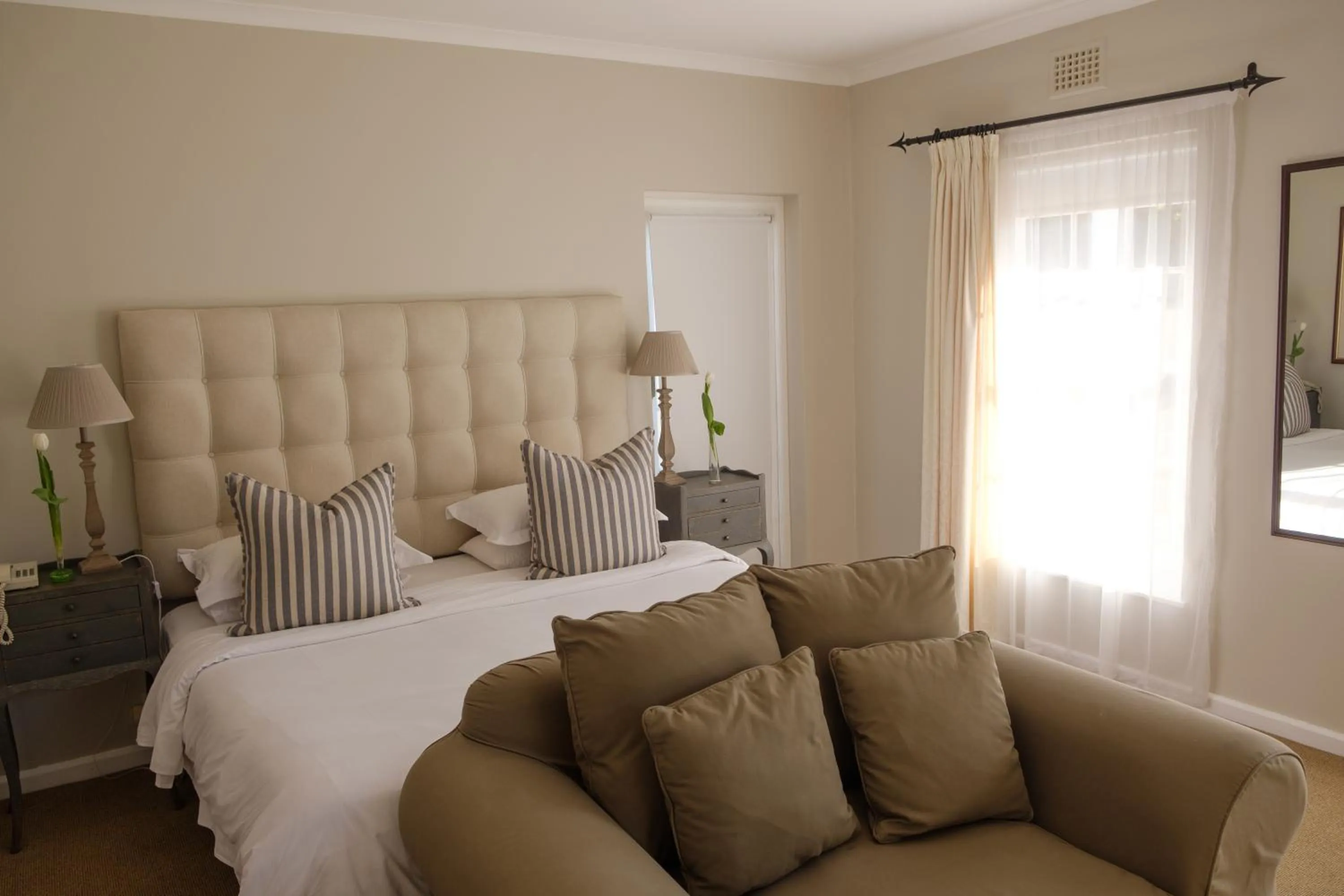 Bed in Constantia White Lodge Guest House